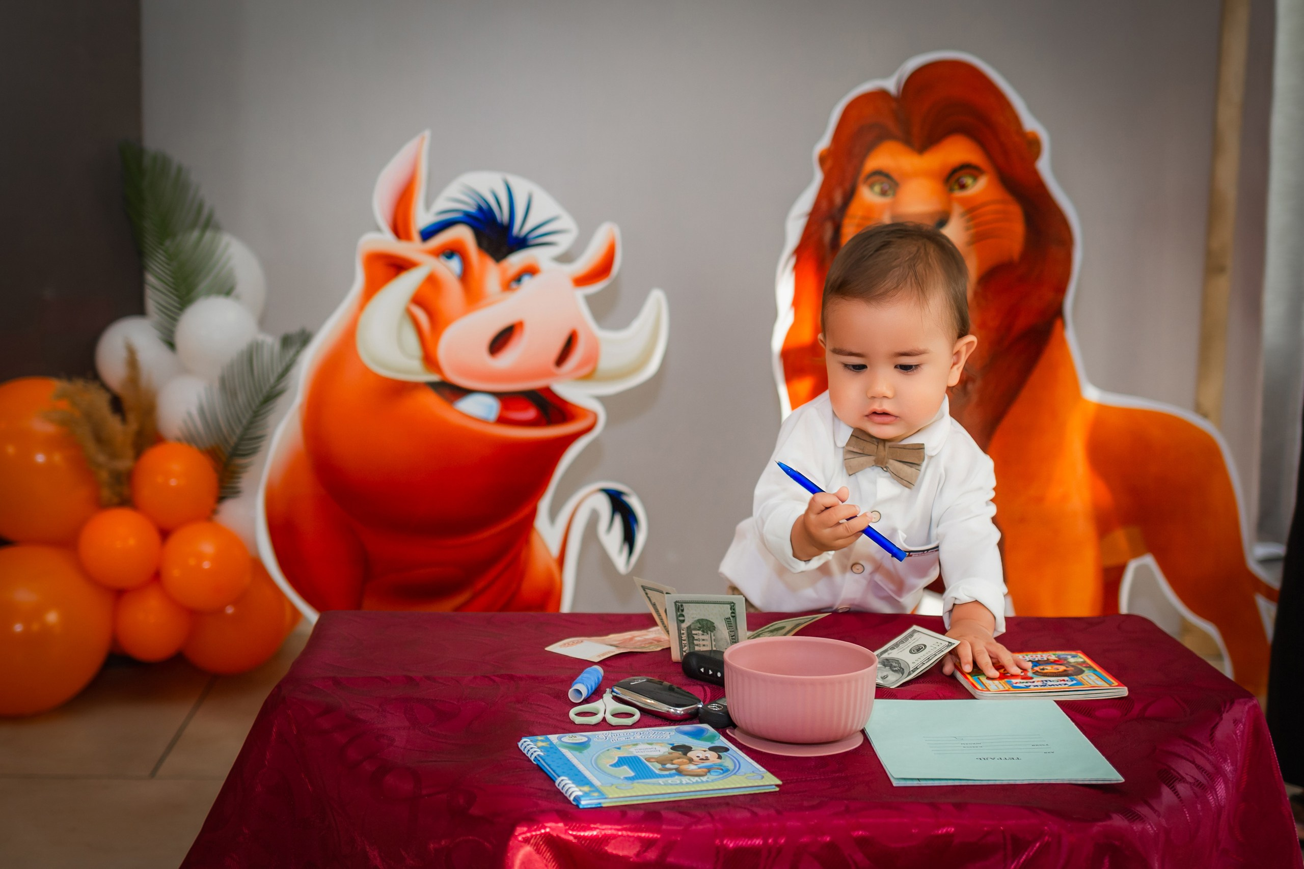 Детский день рождения на один годик