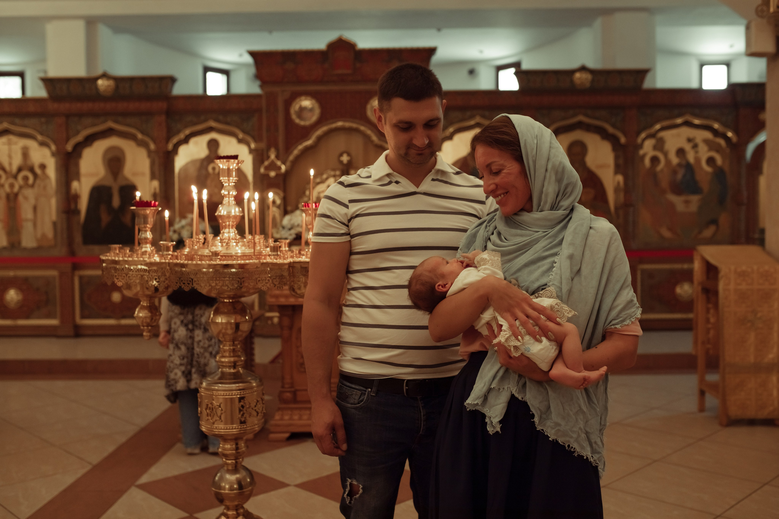 Крещение Анастасии. Семейный и детский фотограф в Москве Дорогова Екатерина