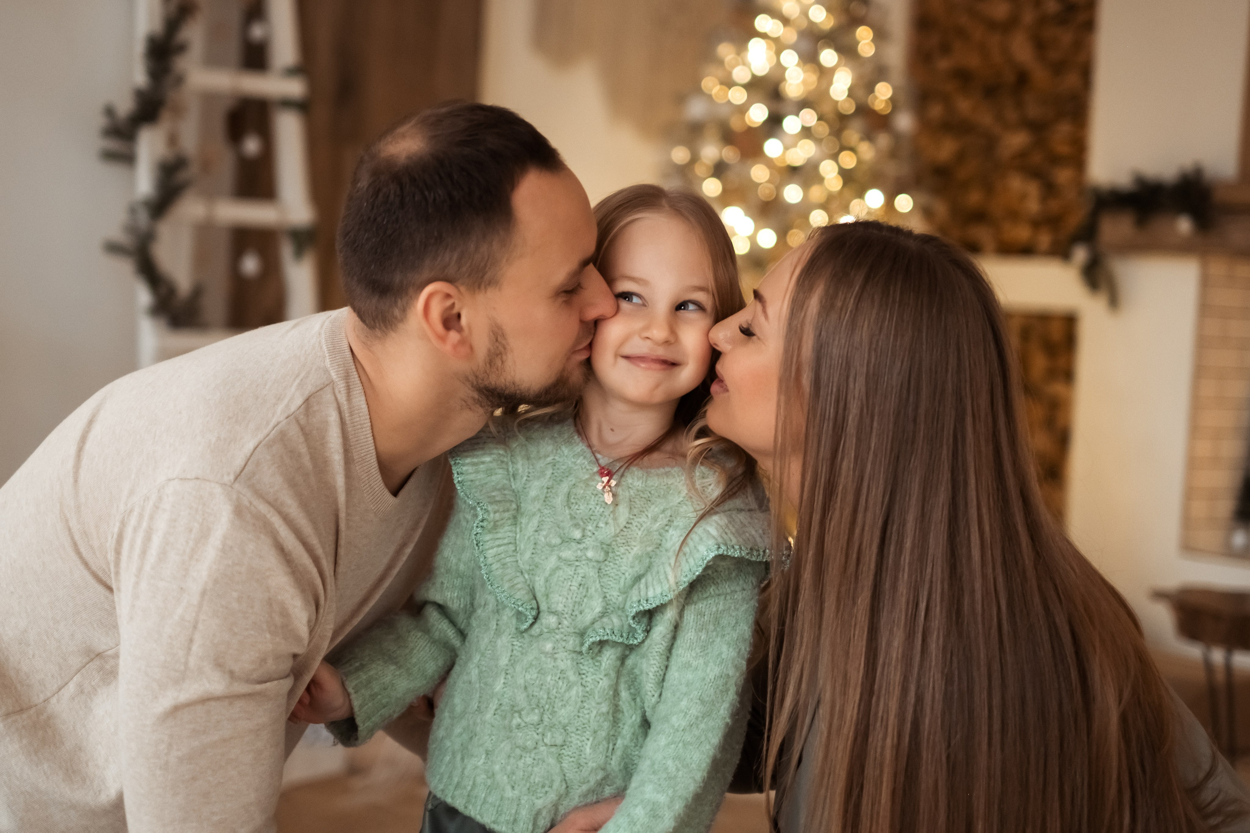Семейная новогодняя фотосессия. Семейный и детский фотограф в Мелитополе /Наталья Зацеркляная