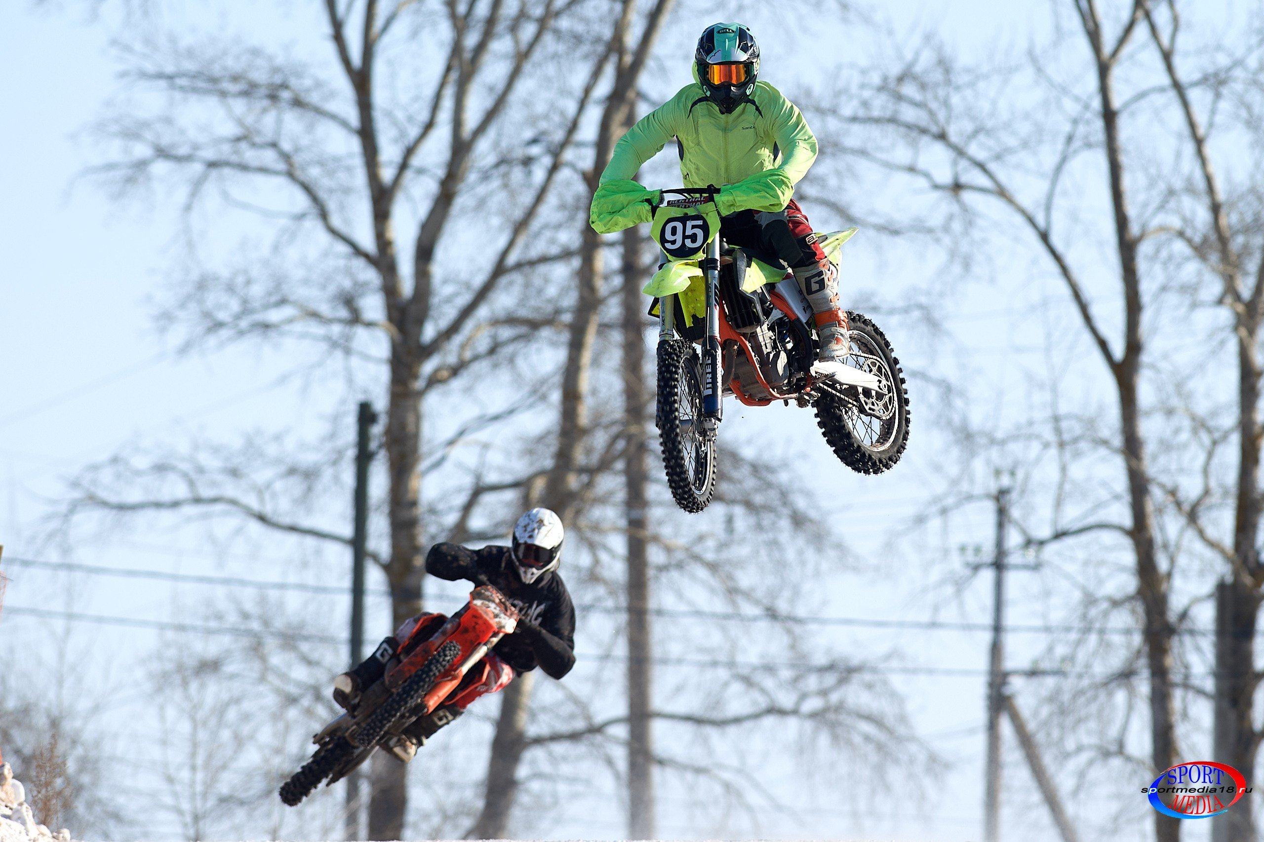 3 этап Кубка Удмуртской Республики по мотокроссу. Воткинск 23.02.2025. Спортивный репортажный фотограф в Ижевске Сергей Мерзляков