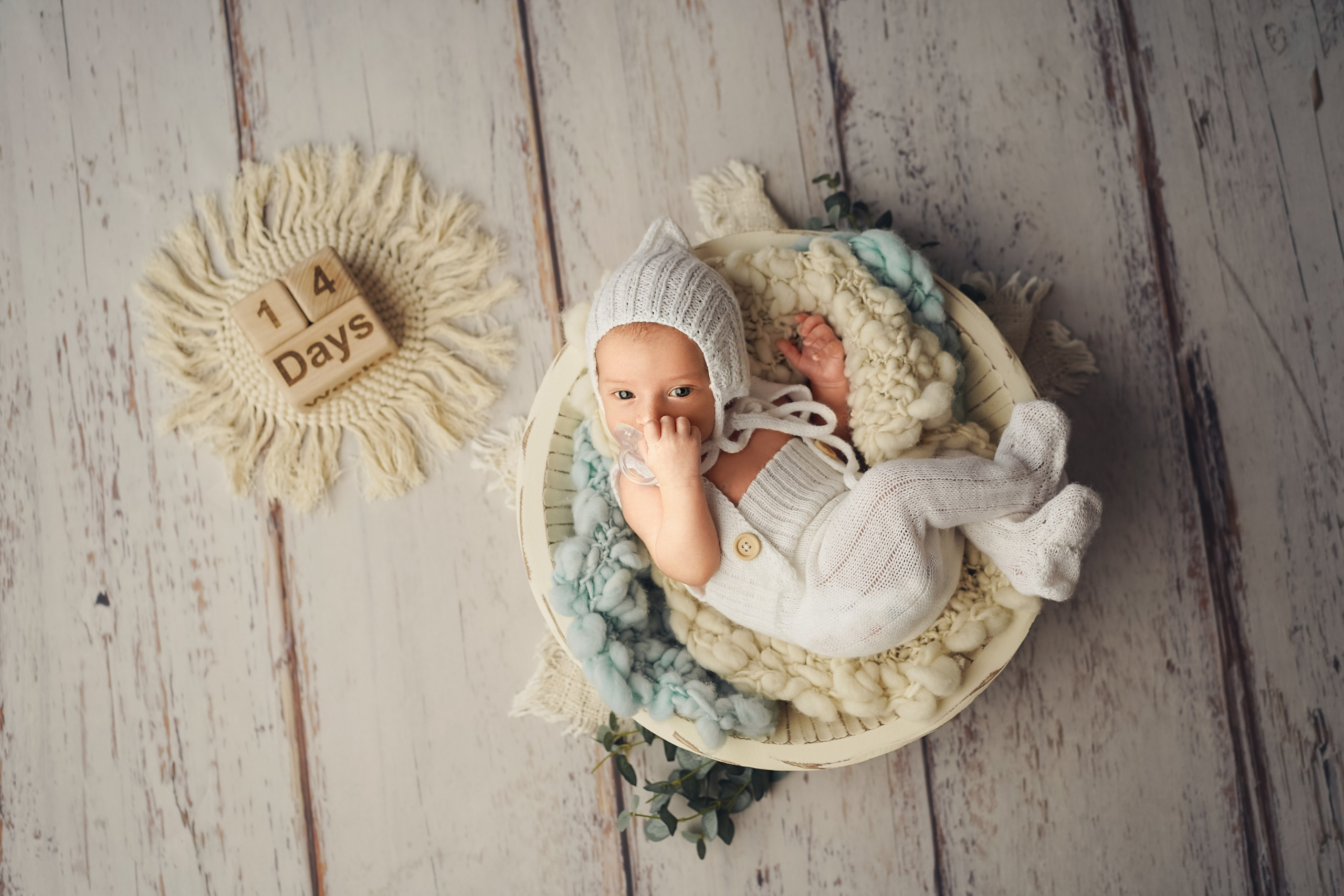 Классика newborn. Фотограф новорожденных в Ялте