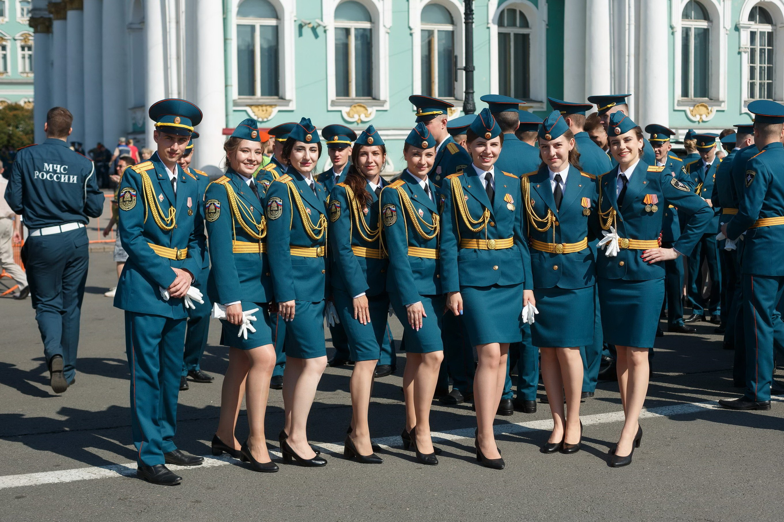 Выпуск офицеров СПб УГПС МЧС России. Свадебный фотограф Игорь Брундасов 8PHOTO на свадьбу венчание загс СПб