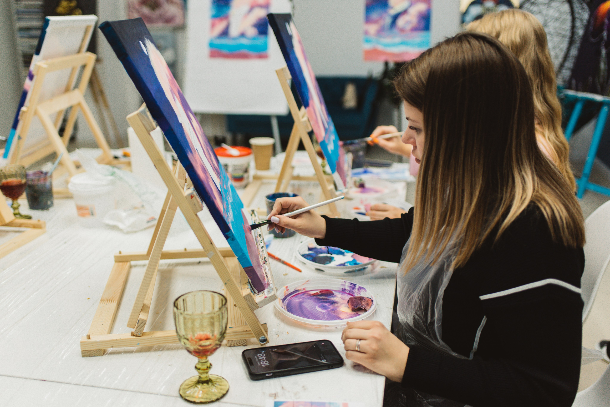 Арт-вечеринка у Екатерины. Сайт портфолио