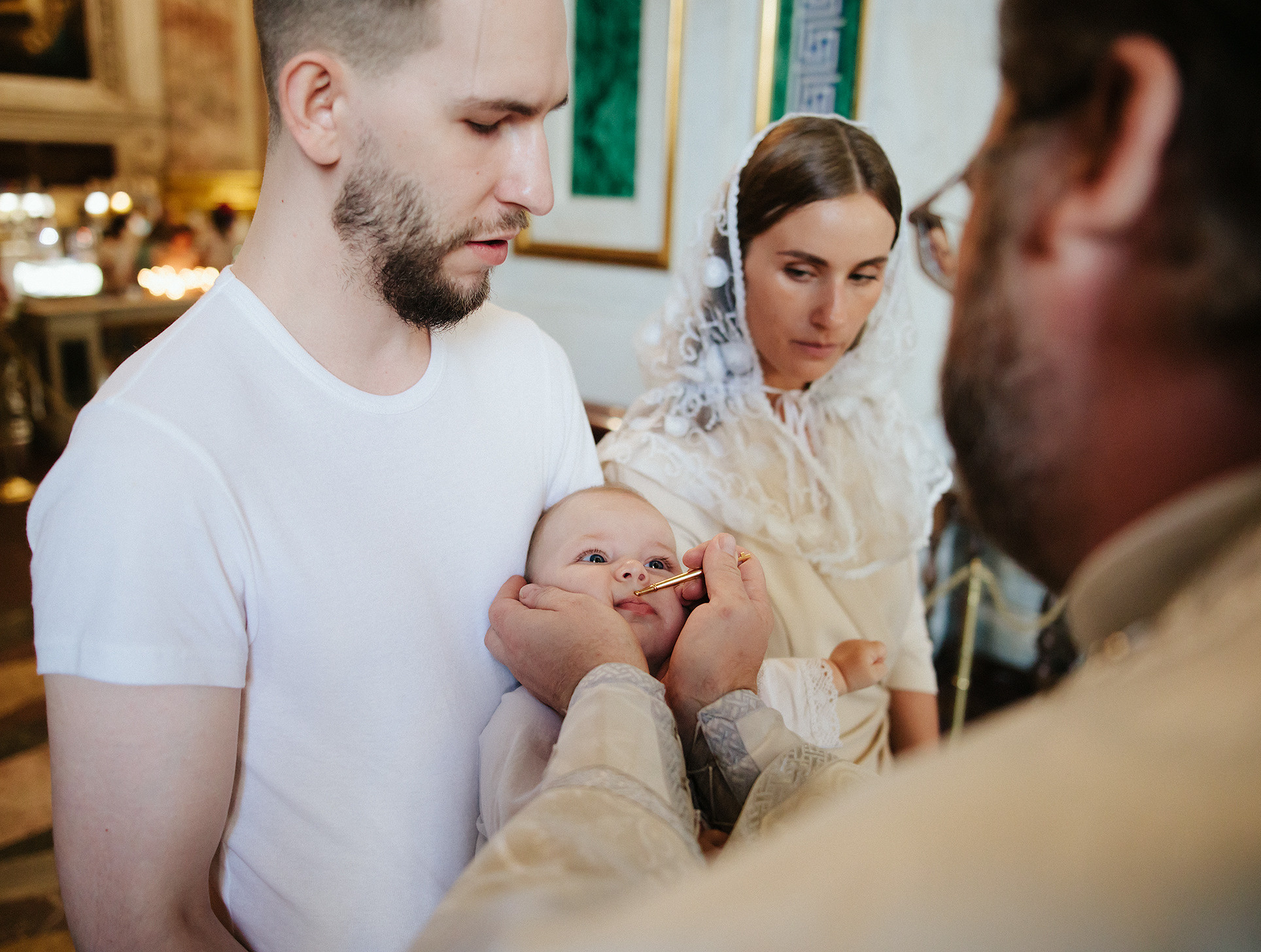 Крещение Марка в Исаакиевском соборе г. Санкт-Петербург. Фотограф на венчание, крещение