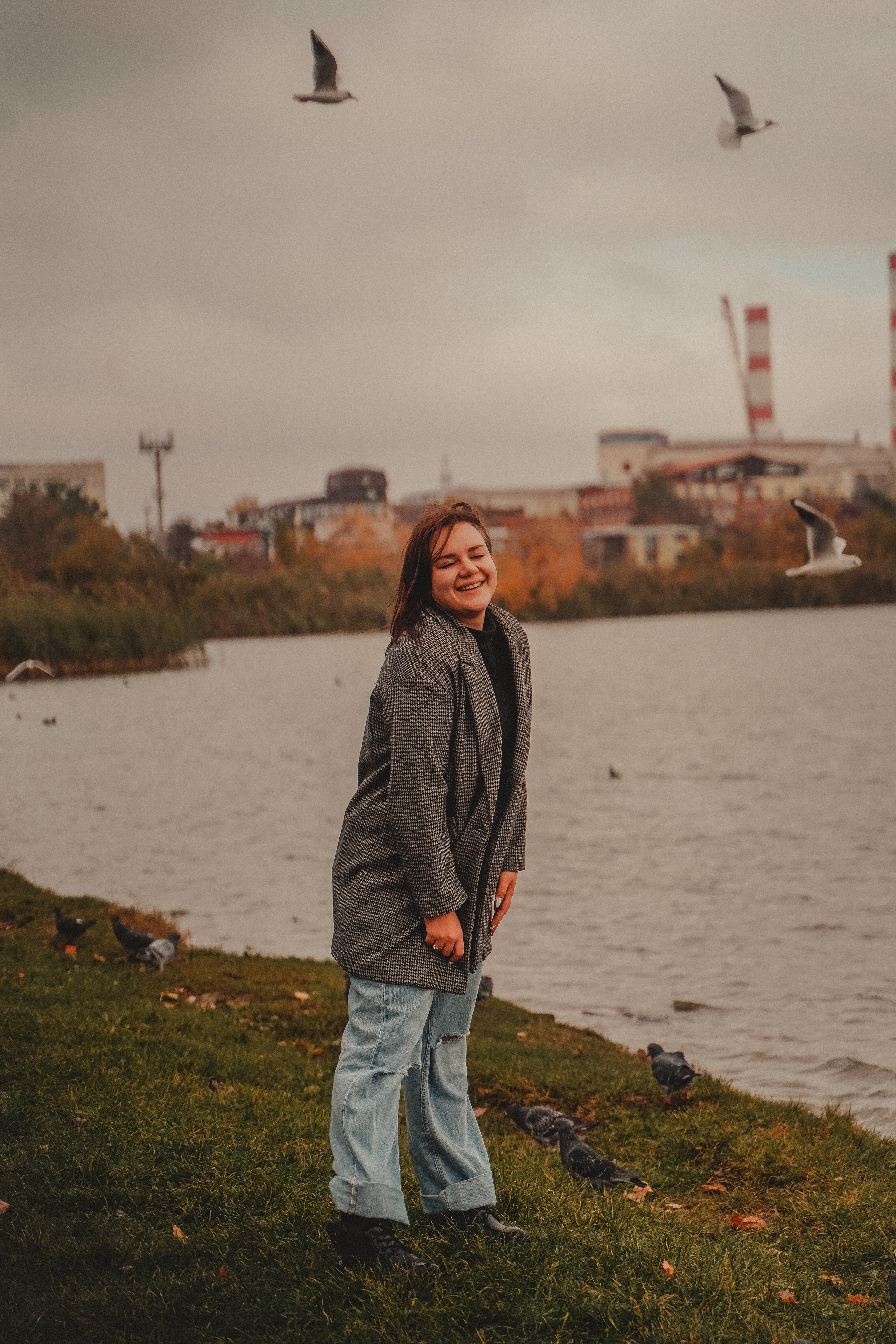 Фотосессия большой семьи в парке. Семейный и женский фотограф в Краснодаре Анастасия Приймак