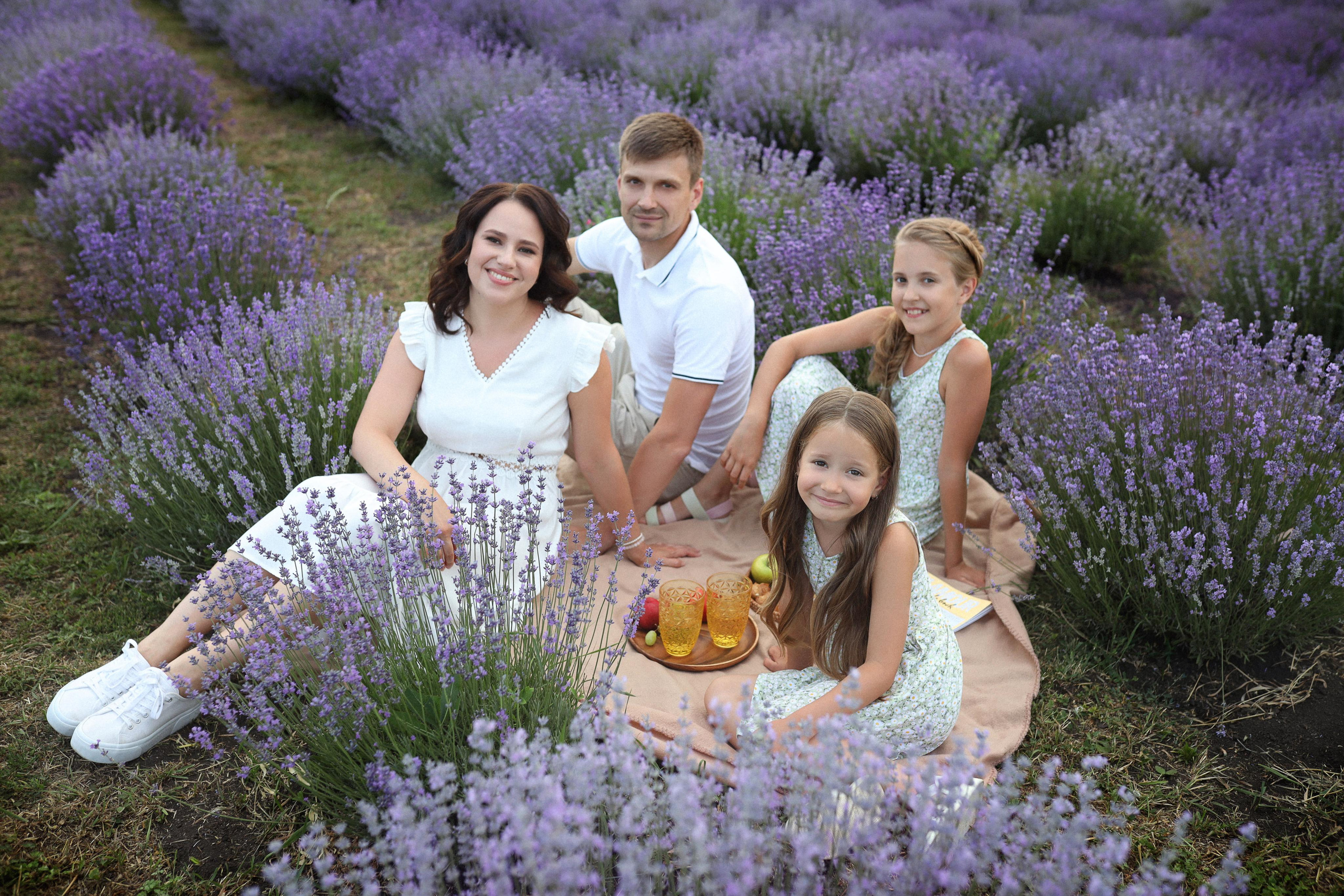 Семейная съёмка в лавандовом поле. Мария Князева — эксперт по личному бренду — фотограф Воронеж