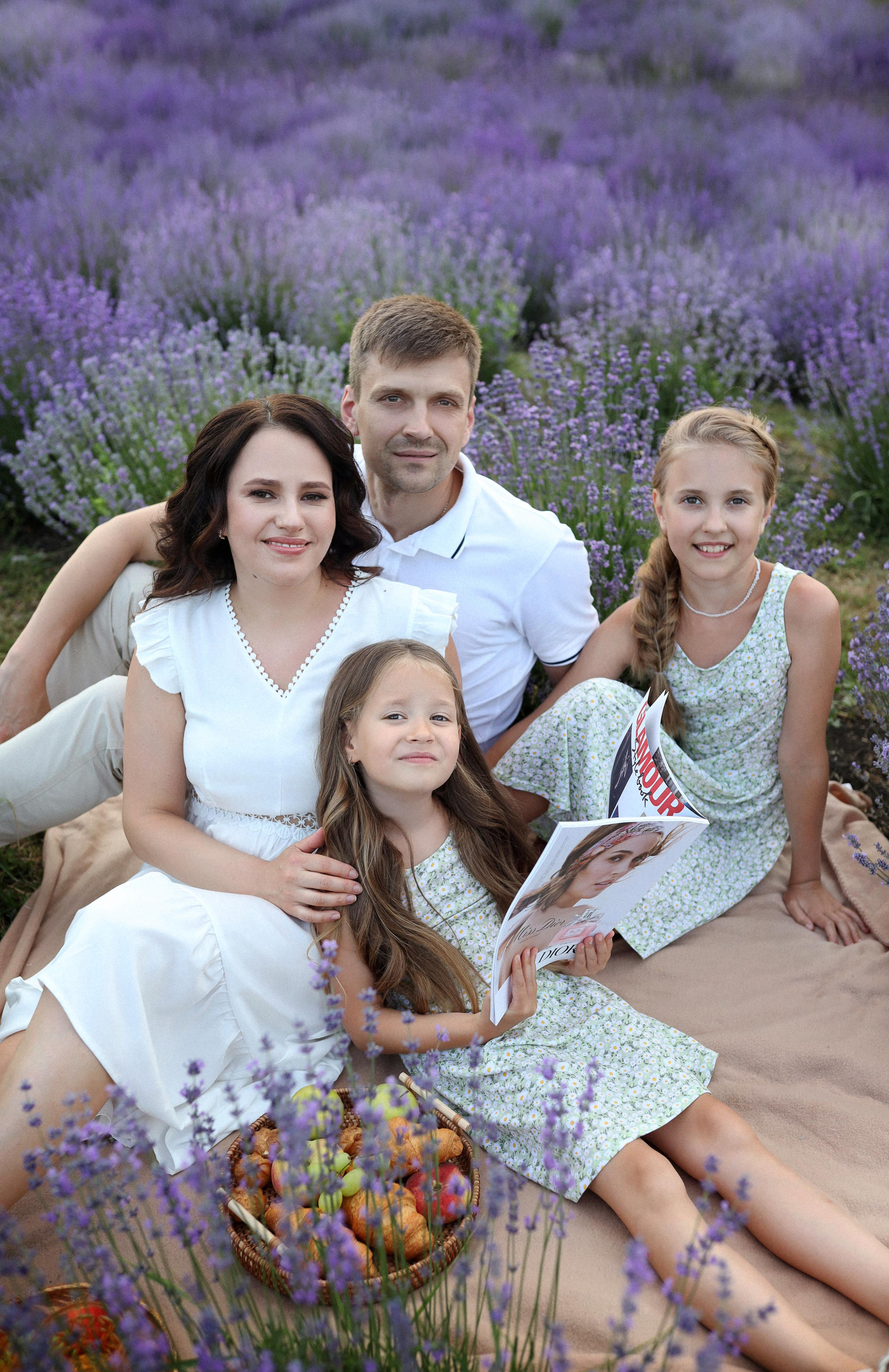 Семейная съёмка в лавандовом поле. Мария Князева — эксперт по личному бренду — фотограф Воронеж