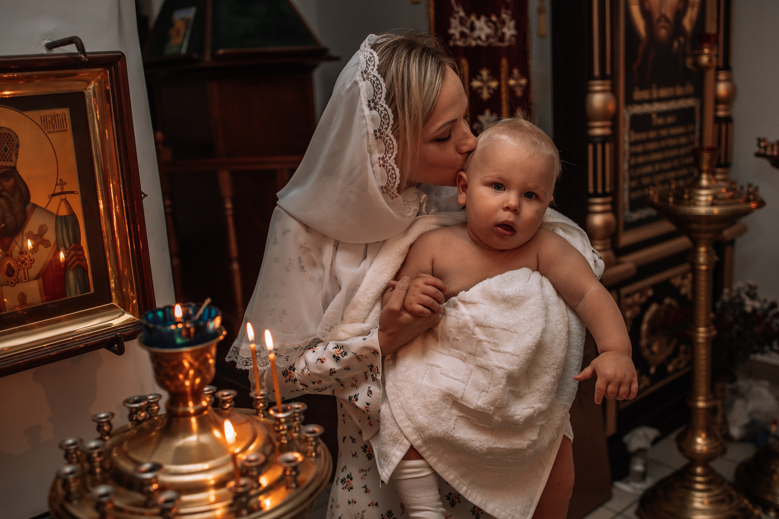 Таинство Крещения. Семейный и Детский фотограф в Краснодаре Дарья Насаченко