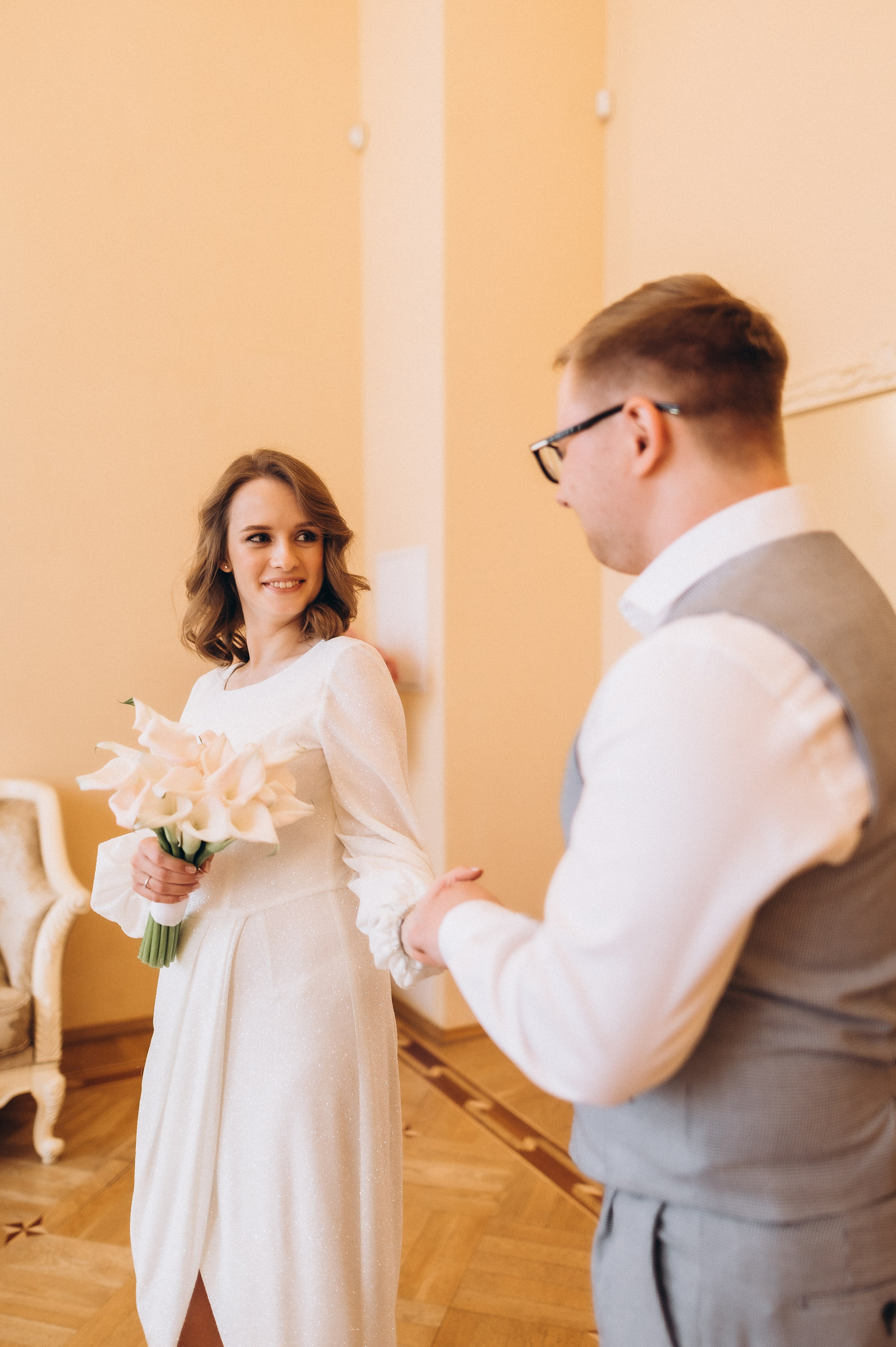 Загс+Оранжерея (камерная свадьба). Фотограф ПИТЕР СПБ Надежда Баранова