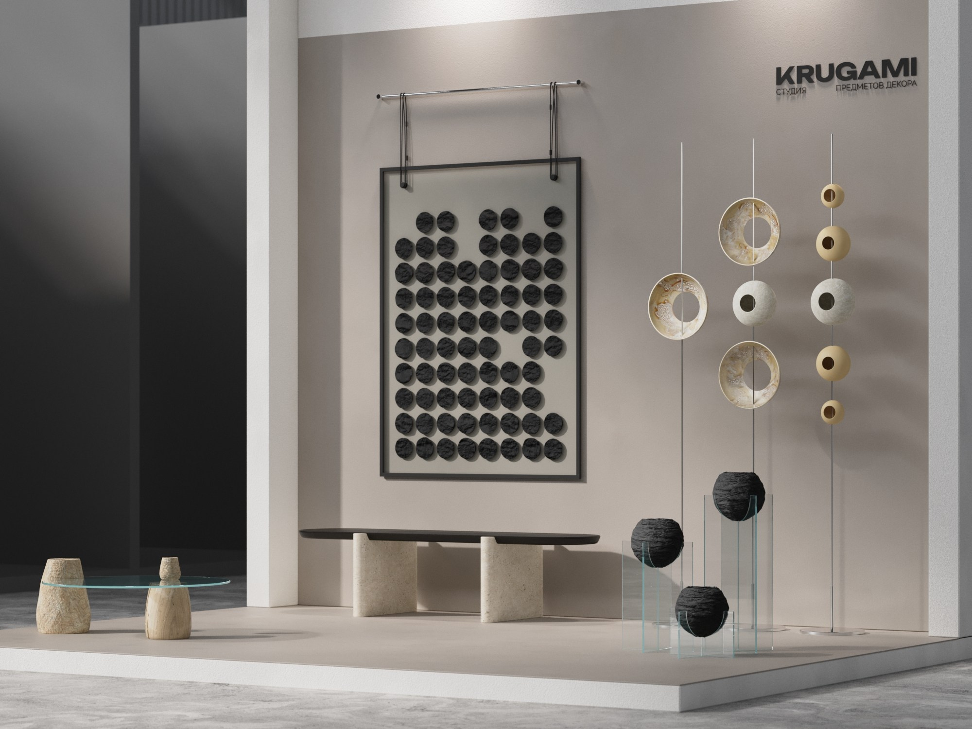 Выставочный павильон. 3D-дизайнер Кристина Пуляевская