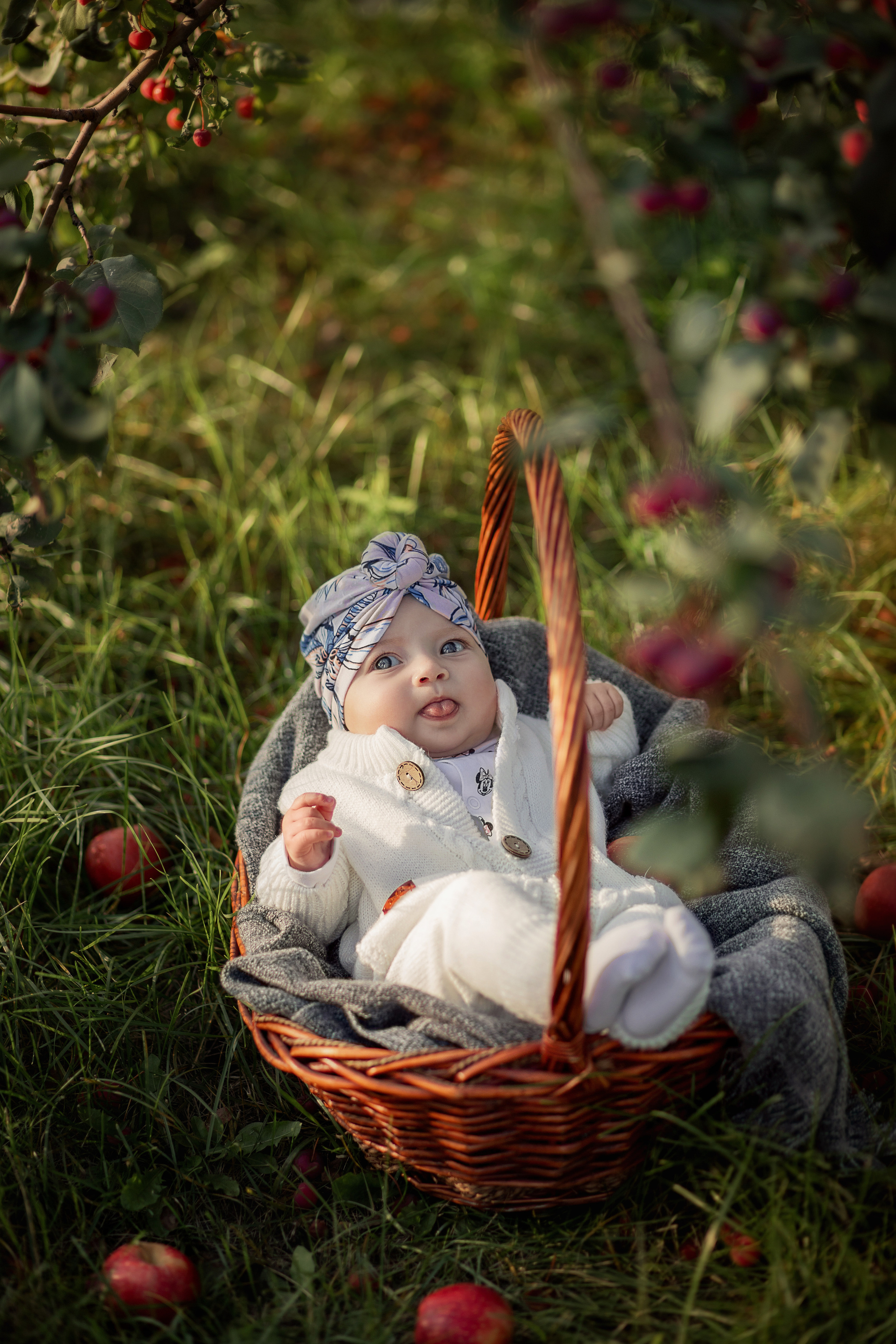 Семейная фотосессия у ранетки. Детский и семейный фотограф в Красноярске Юлия Бирюкова
