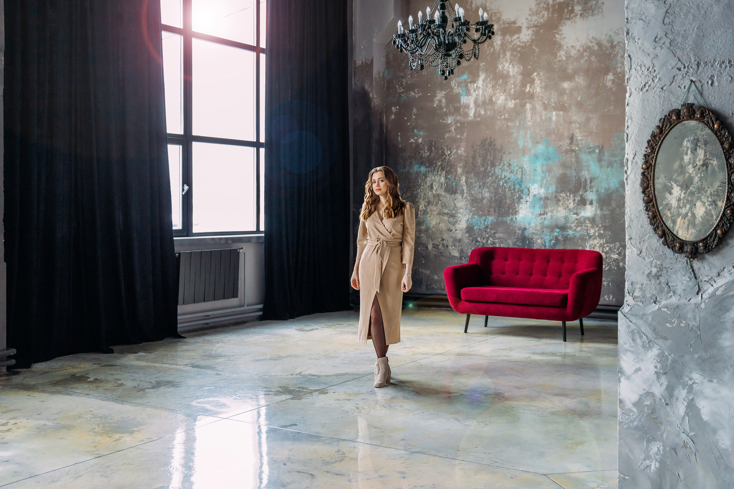 Стильная LoveStory в Лофт. Детский и семейный фотограф в Красноярске Юлия Бирюкова