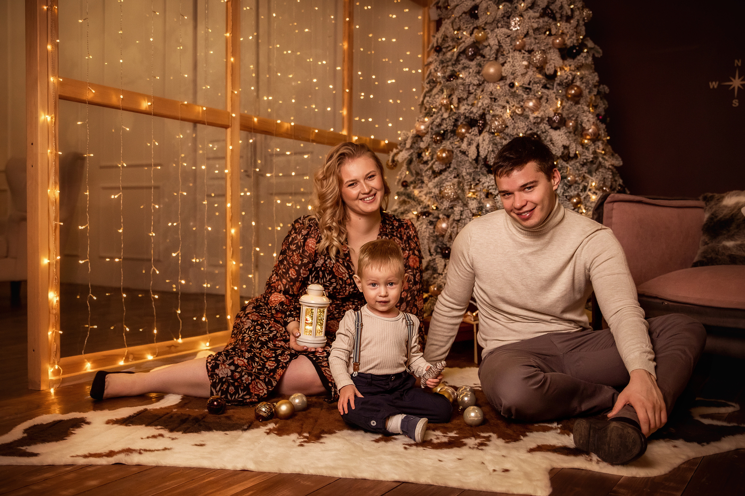 Золотые огоньки. Новогодняя фотосессия. Детский и семейный фотограф в Красноярске Юлия Бирюкова