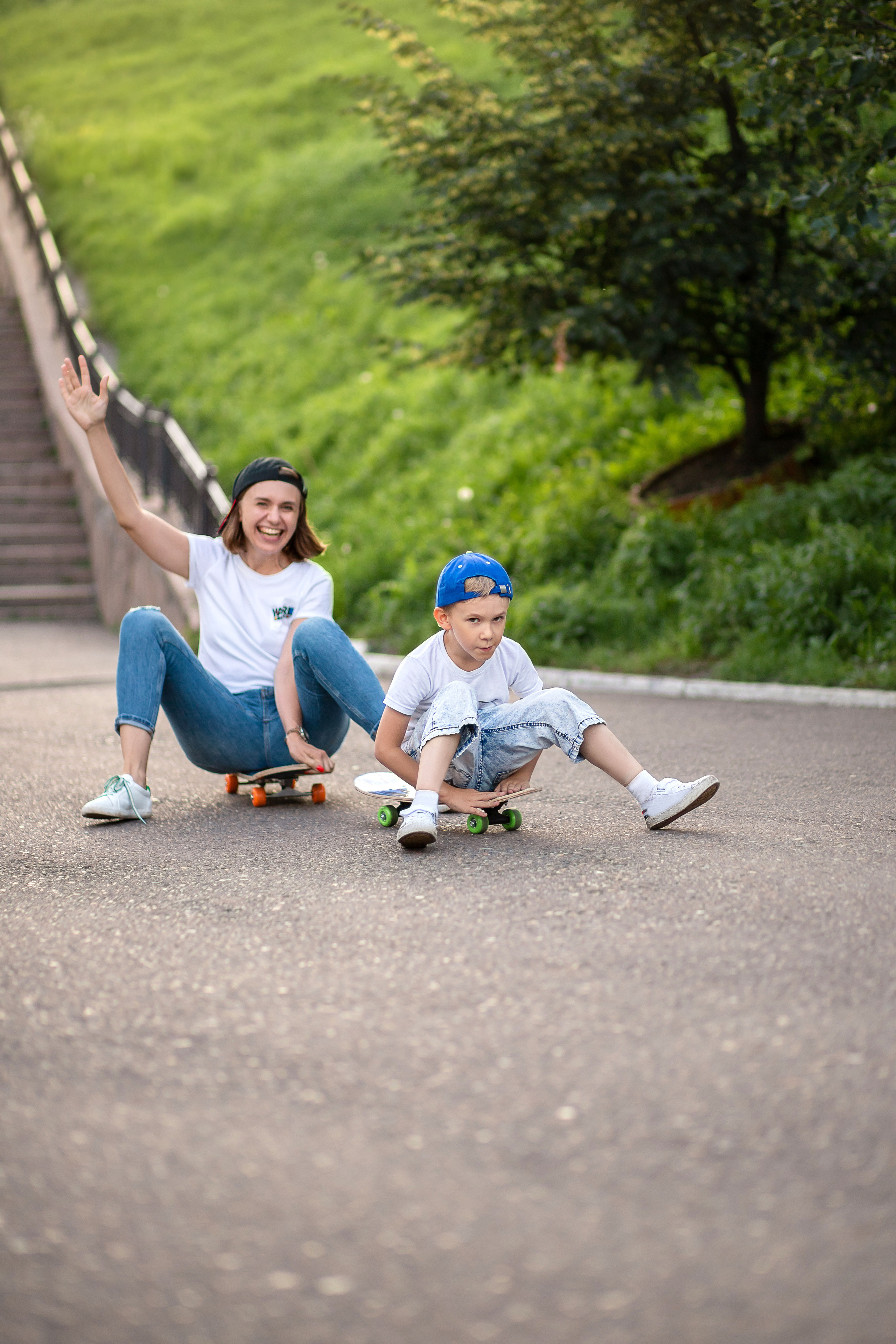 Скейтеры — движ на Набережной. Детский и семейный фотограф в Красноярске Юлия Бирюкова