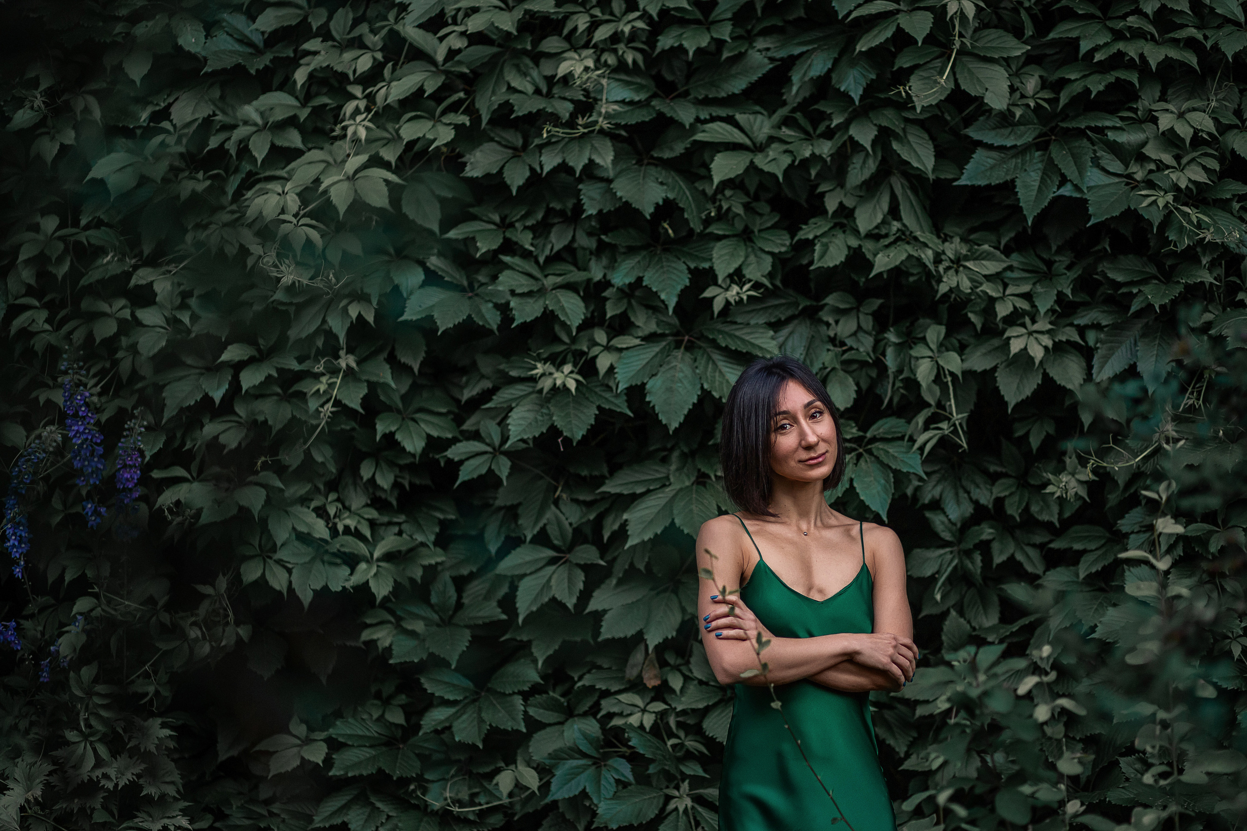 Лили в изумрудной лозе. Детский и семейный фотограф в Красноярске Юлия Бирюкова
