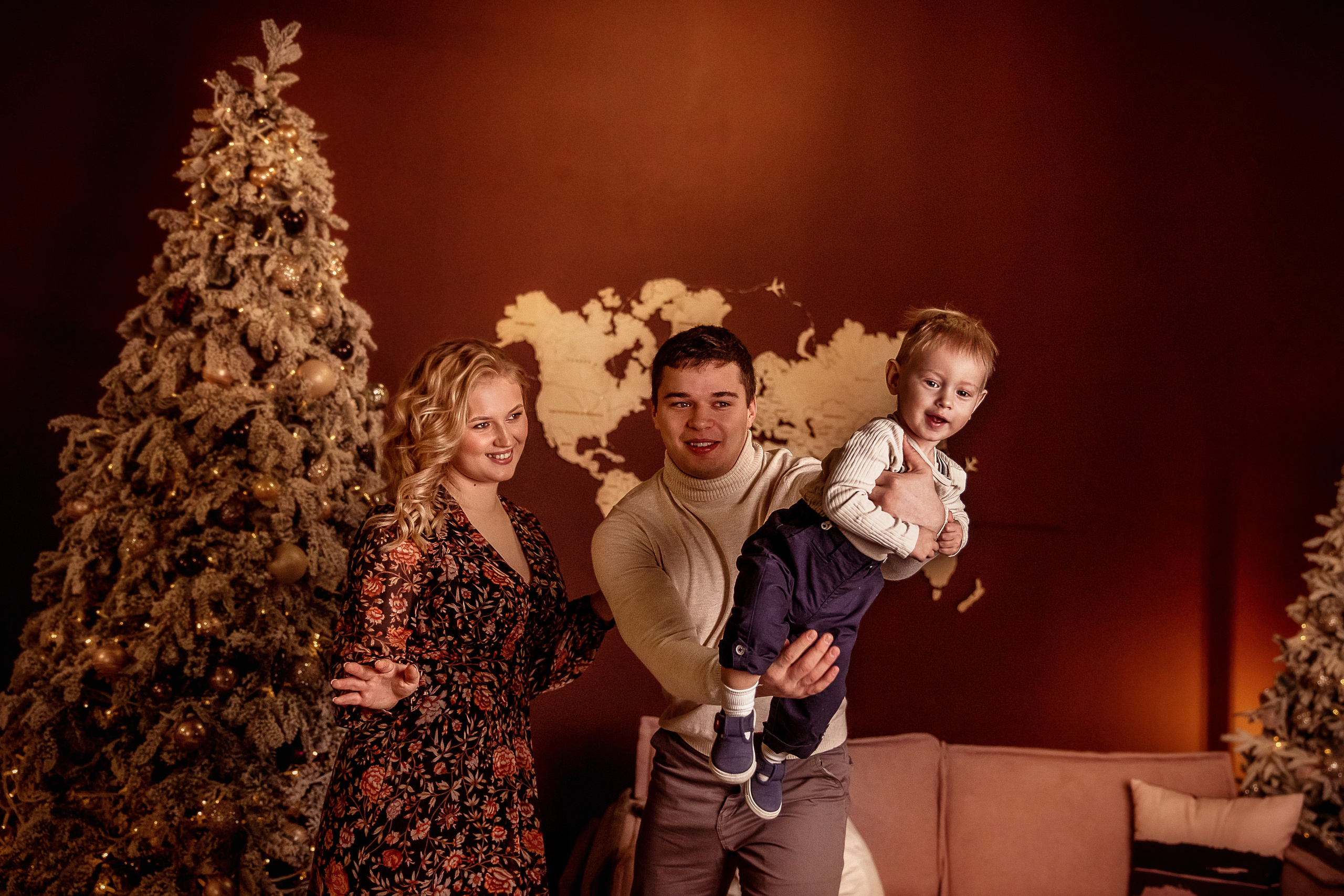 Золотые огоньки. Новогодняя фотосессия. Детский и семейный фотограф в Красноярске Юлия Бирюкова