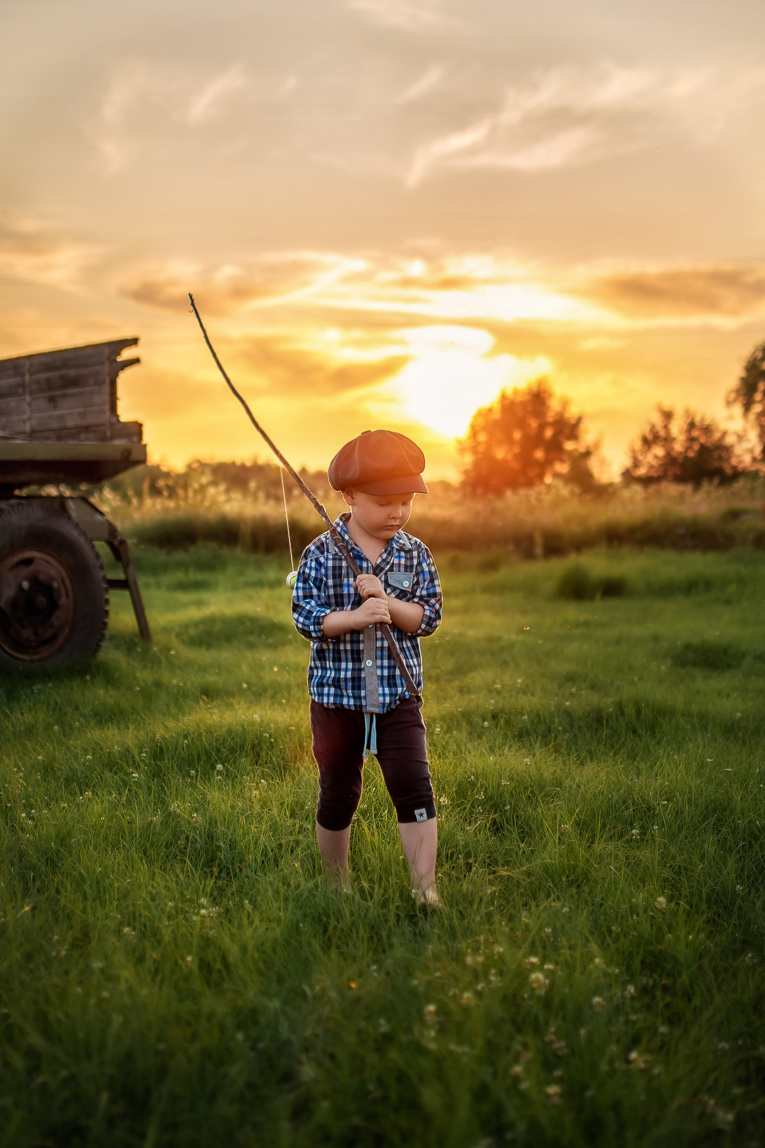 Маленький рыбак. Детский и семейный фотограф в Красноярске Юлия Бирюкова