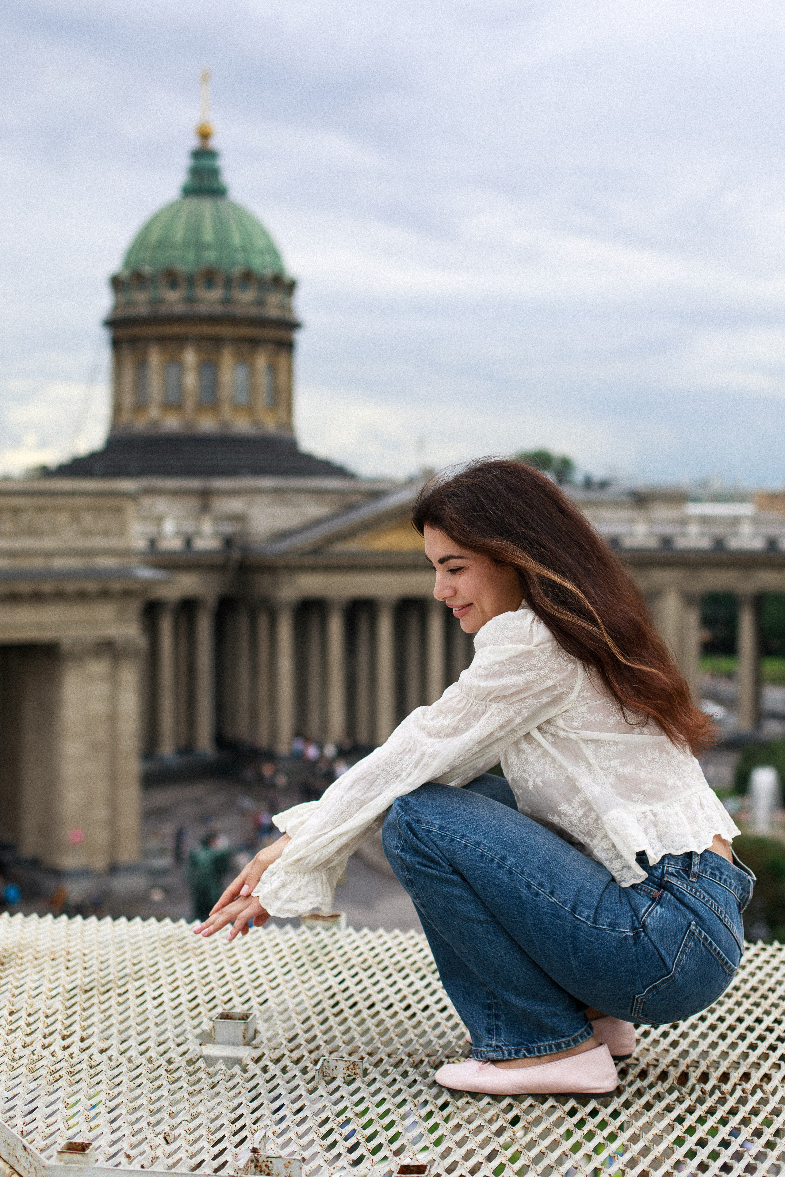 Прогулка у Казанского собора с Ириной. Фотограф в Санкт-Петербурге Таня Михайлова