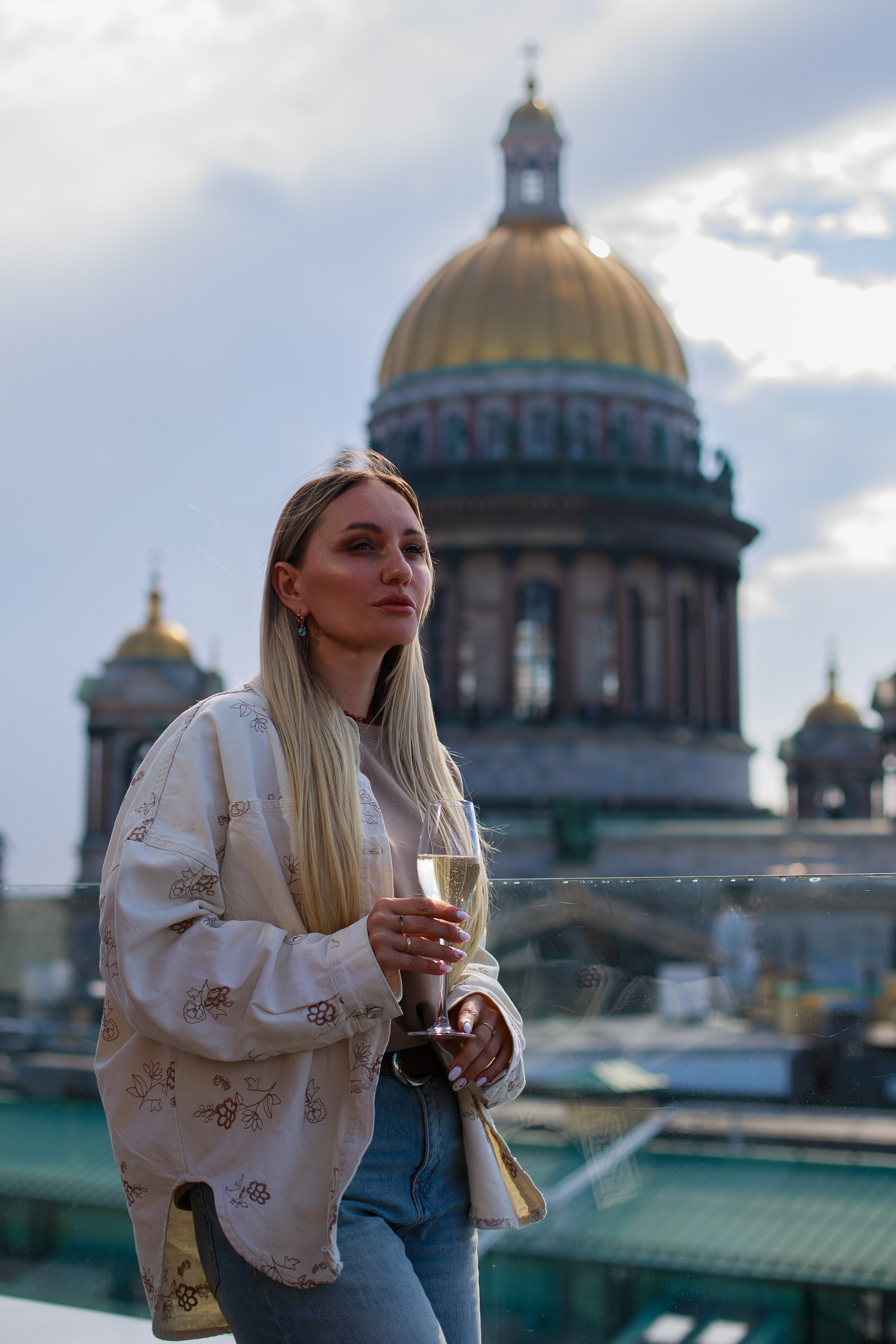 Прогулка у Исаакиевского собора с Анной. Фотограф в Санкт-Петербурге Таня Михайлова
