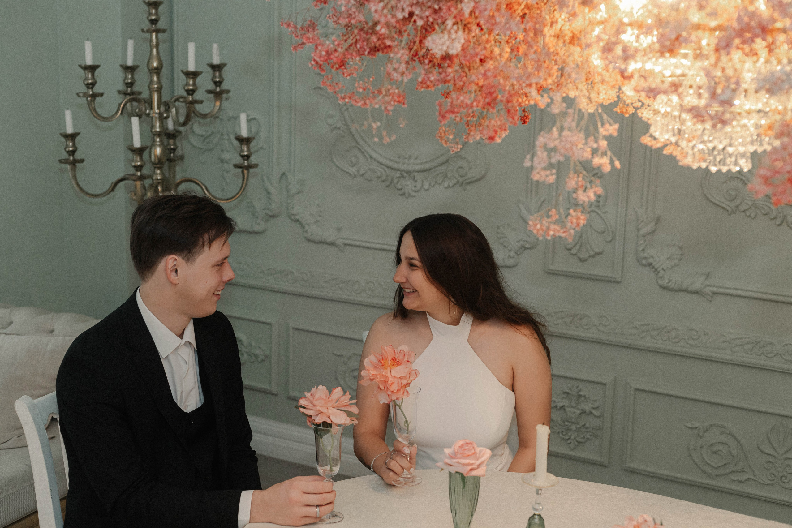 Камерный ужин. Свадебный фотограф видеограф Новосибирск Кемерово Калининград