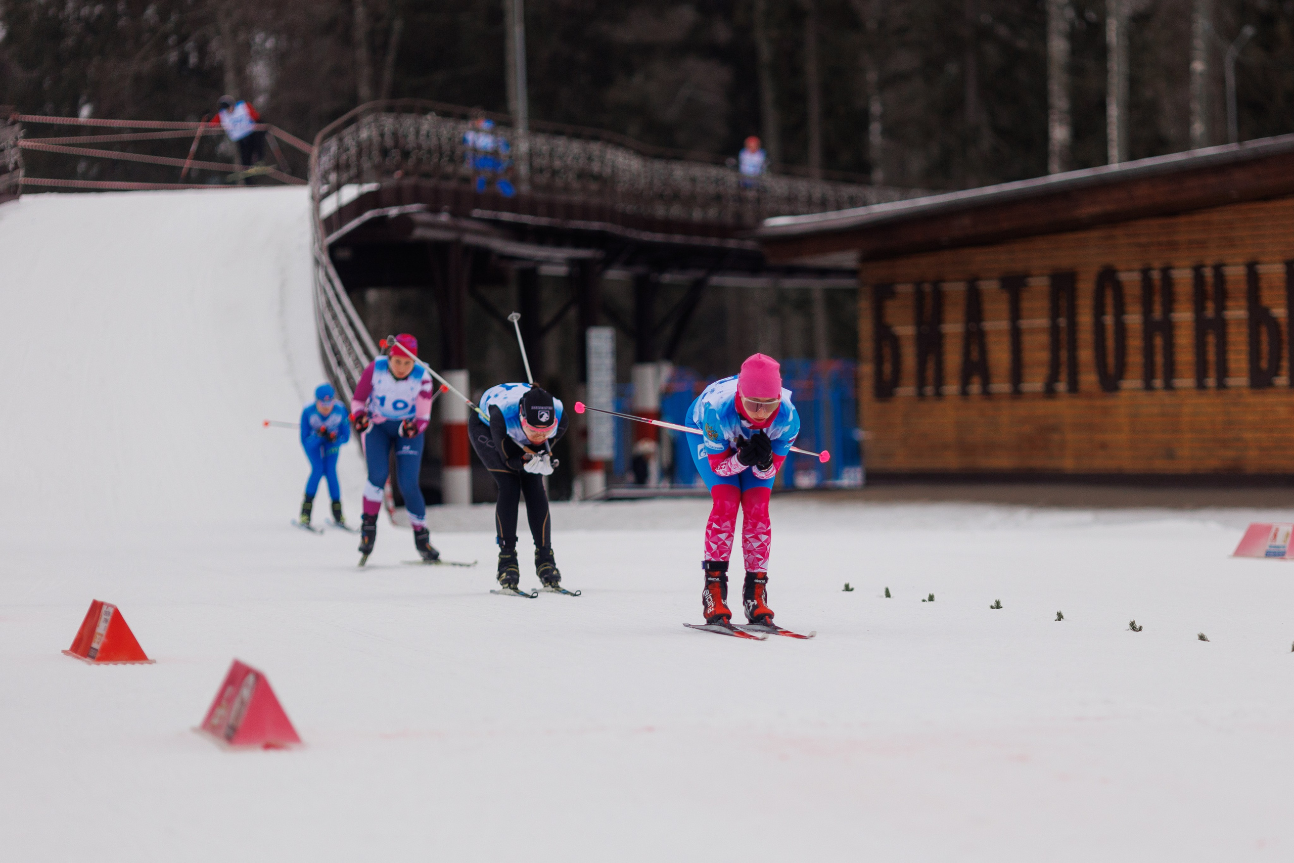Фотосъемка лыжной гонки. Репортажный фотограф Борис Геер