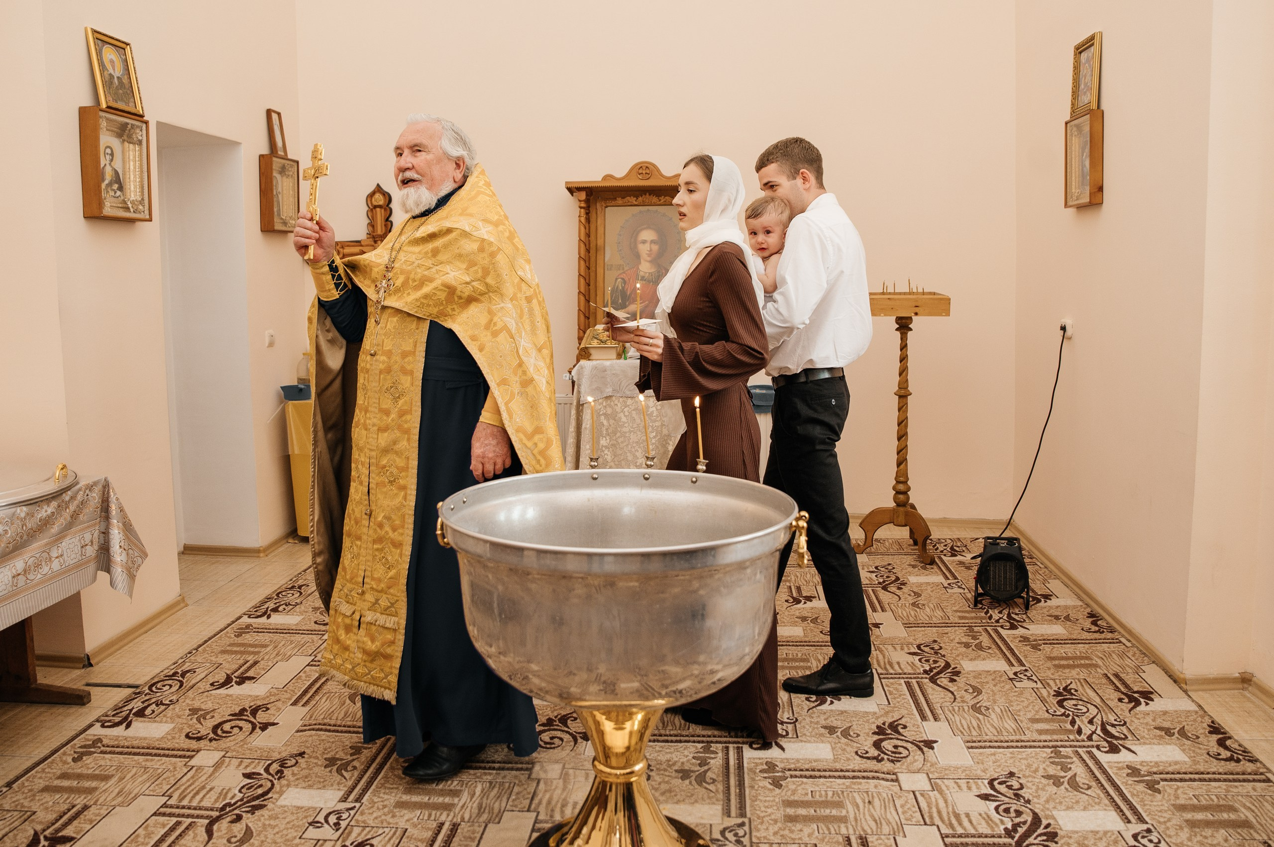 Крещение Алексея. Свадебный и семейный фотограф Кореновск/Краснодар