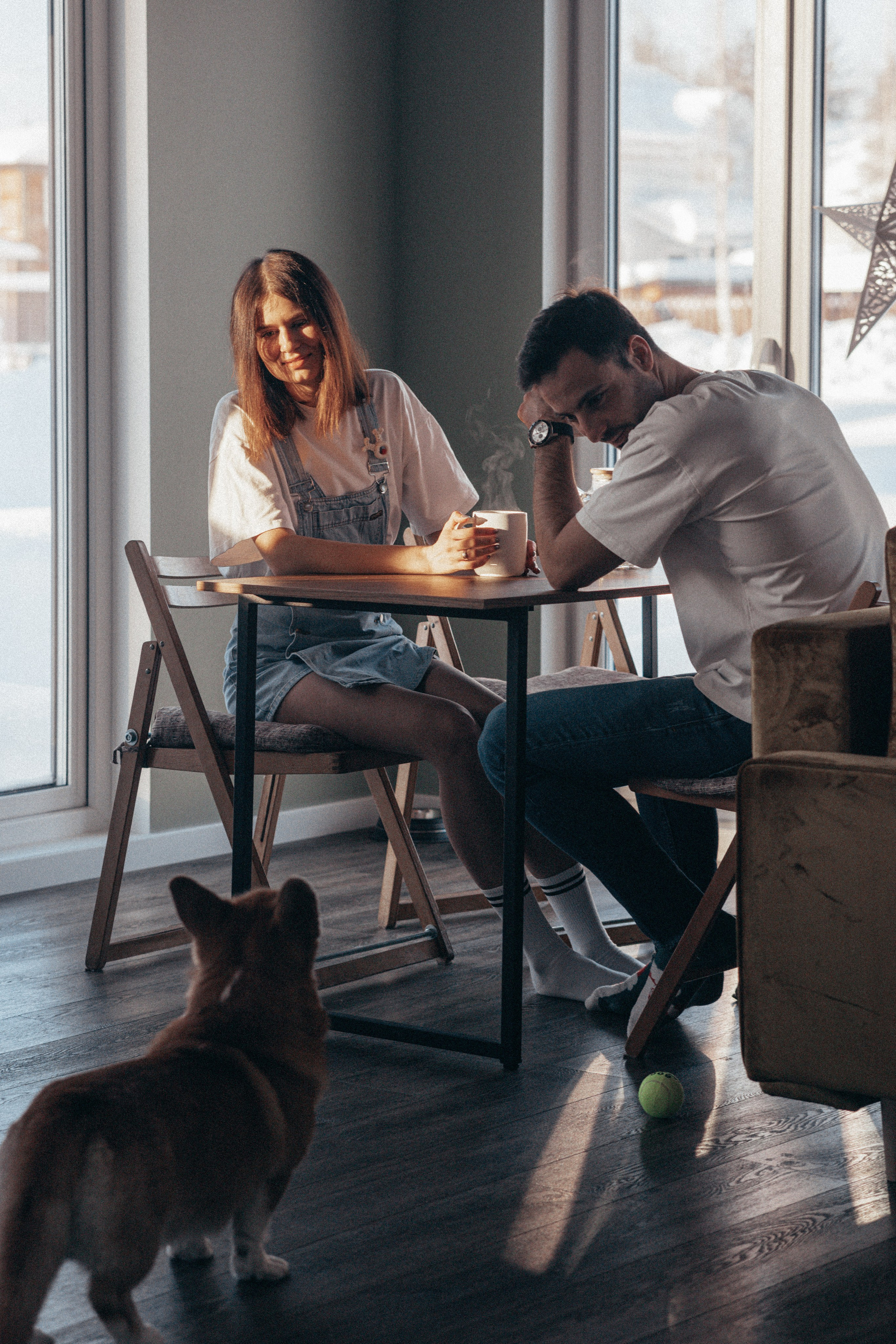 Кирилл, Настя и коржик Рико