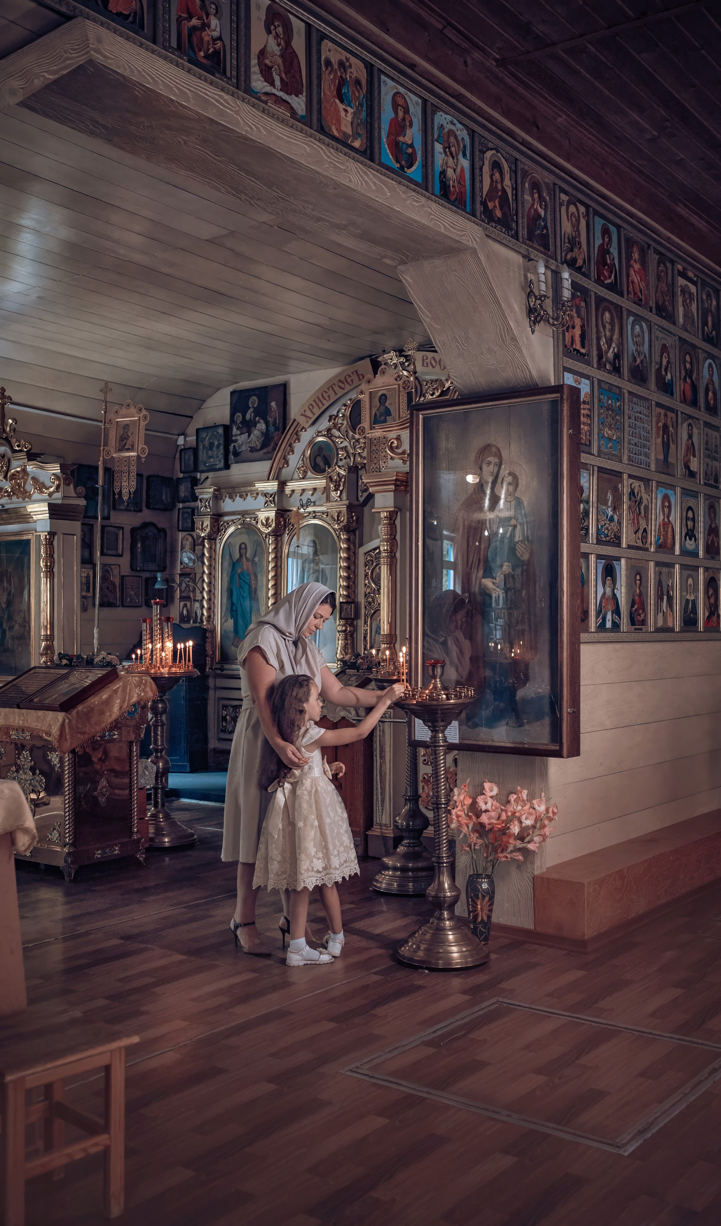 Съемка таинства крещения в храме Николая Чудотворца Красноярск. Фотографы крещения/венчания  Красноярск Татьяна и Вячеслав Переваловы