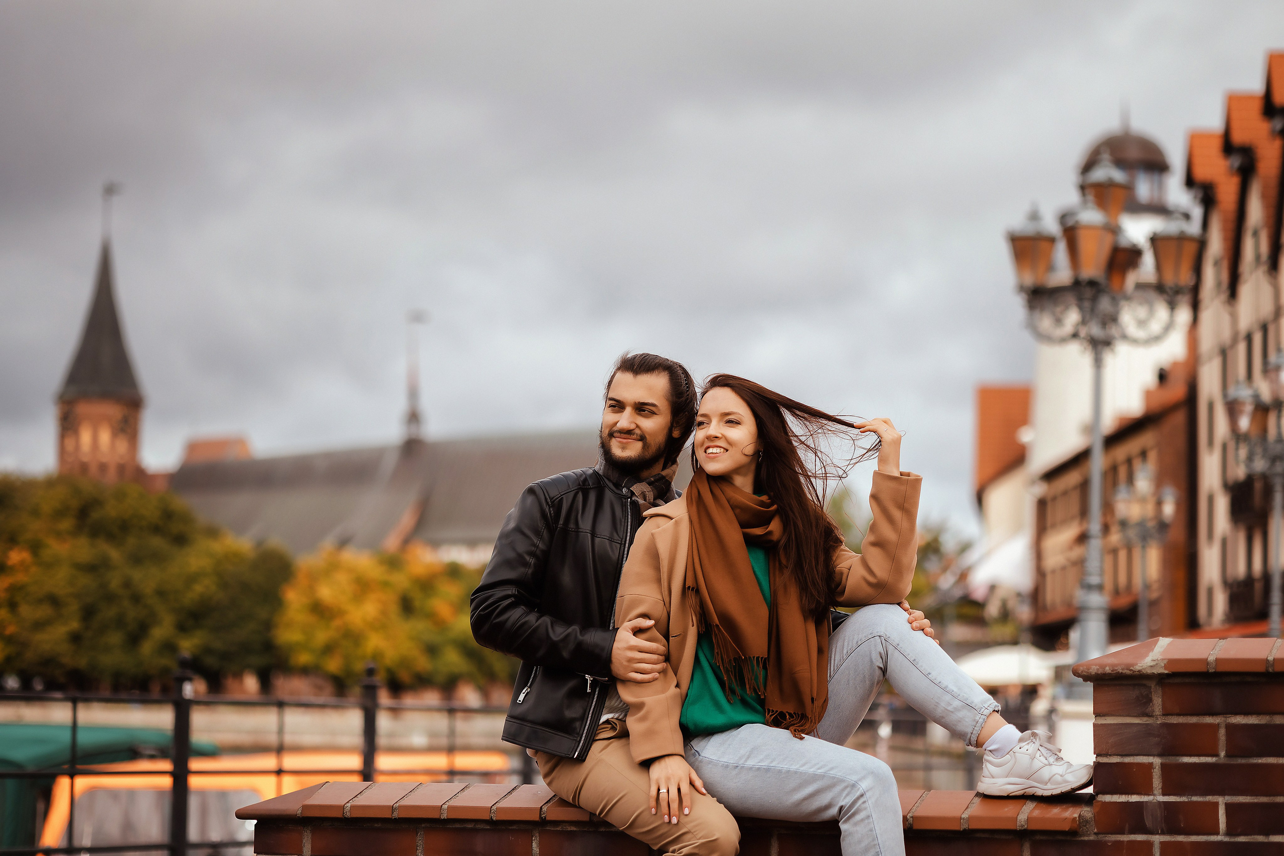 Прогулка по Рыбной деревне и острову Канта, осень. Фотограф в Калининграде свадебная фотография, репортажная, фотосессии