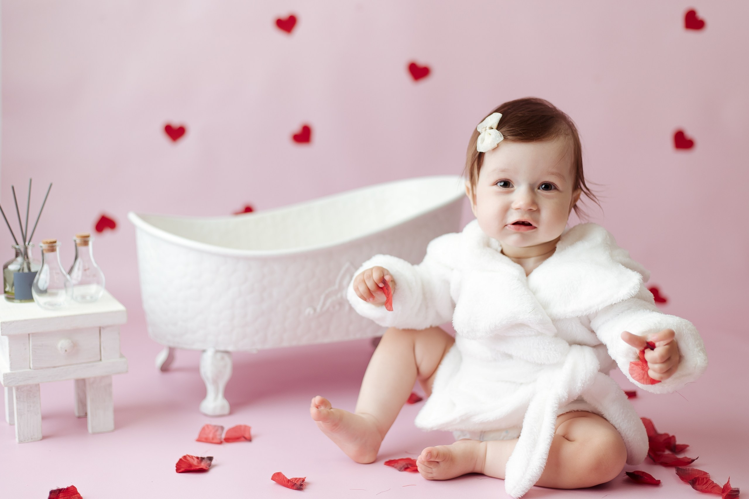 Ванночки. Фотограф беременности, новорожденных Москва. годики под ключ