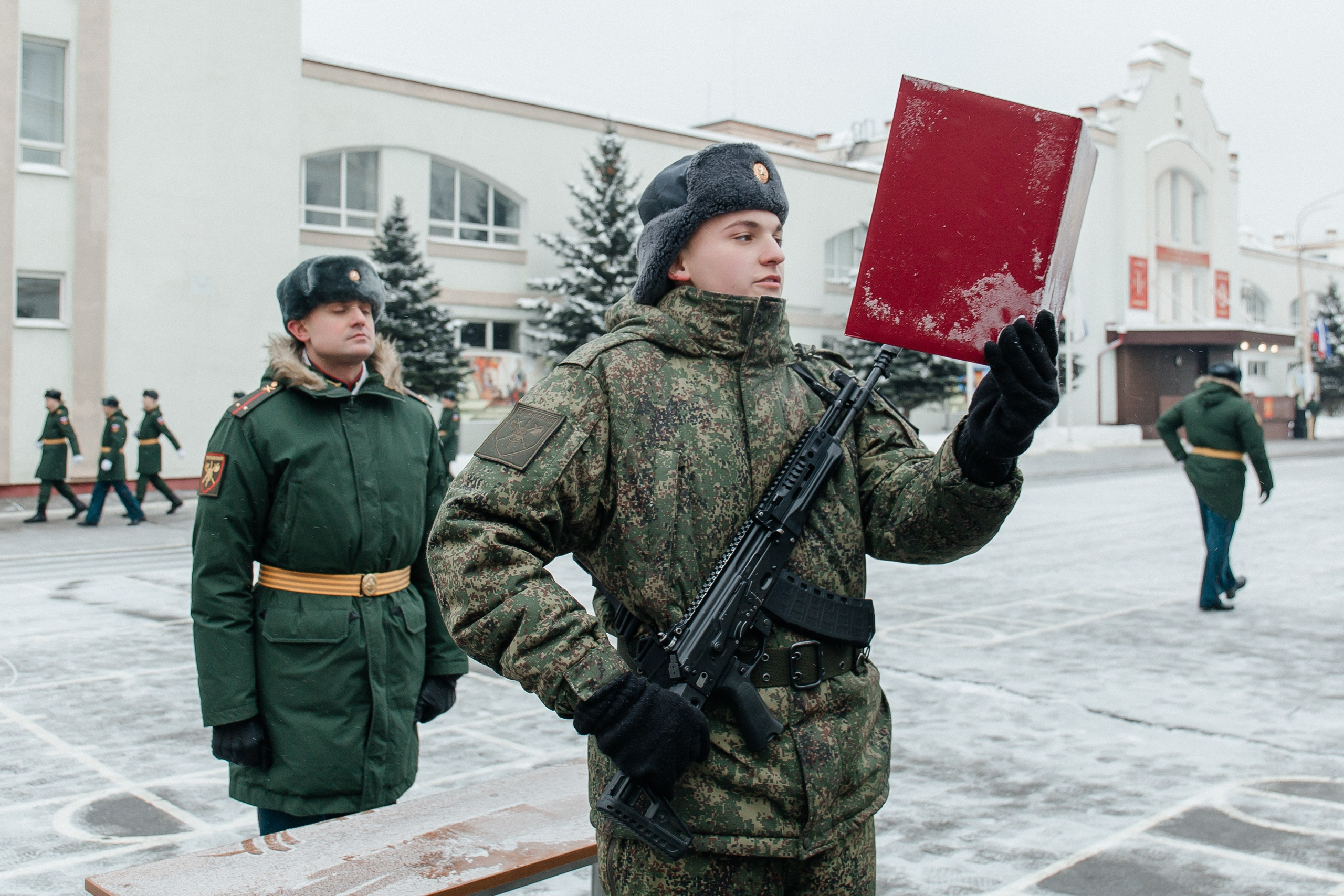 фотосессия военных