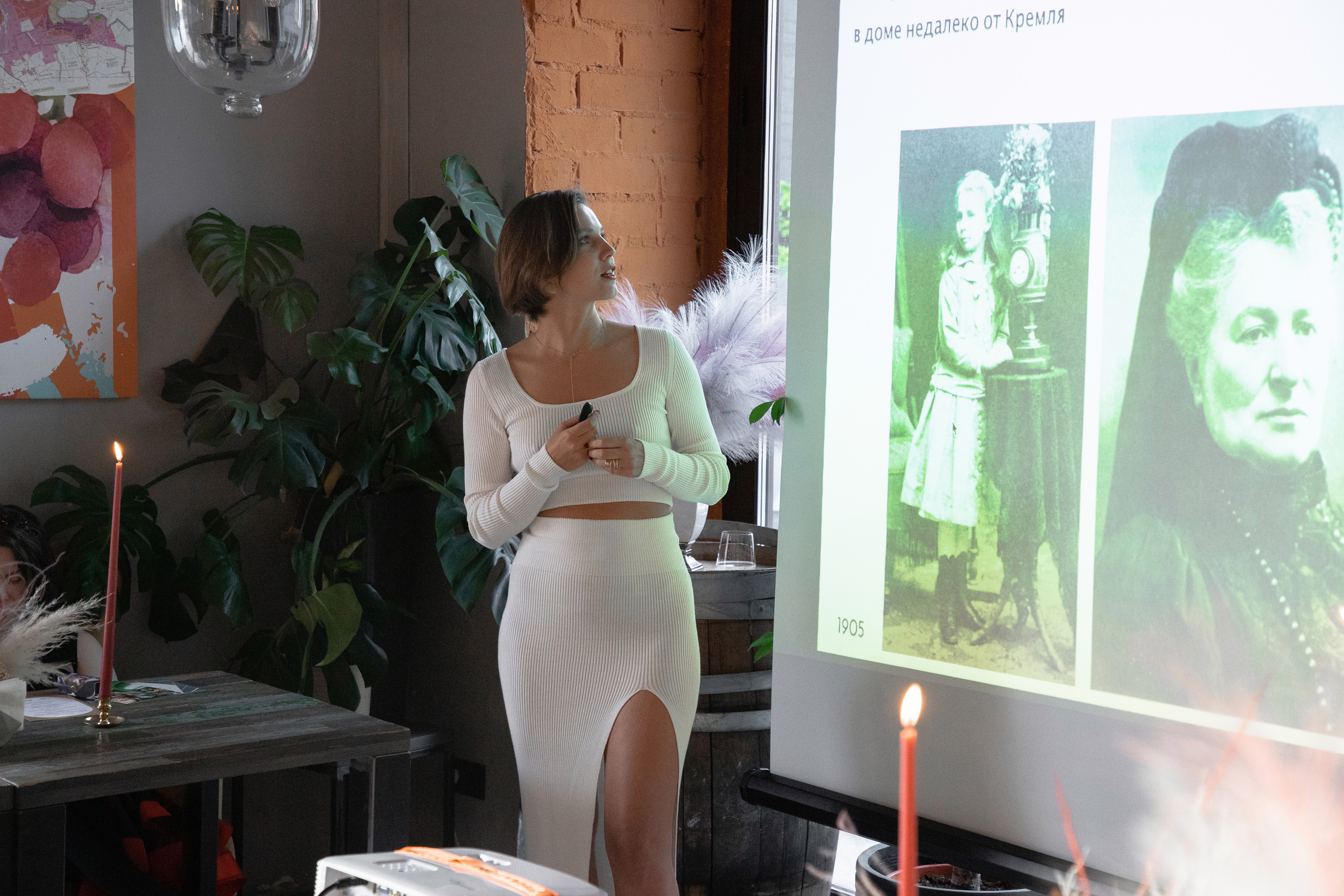 Лекция Марии Барковой (Eclectic, винное место). Фотограф Денис Лесковский (Тюмень)