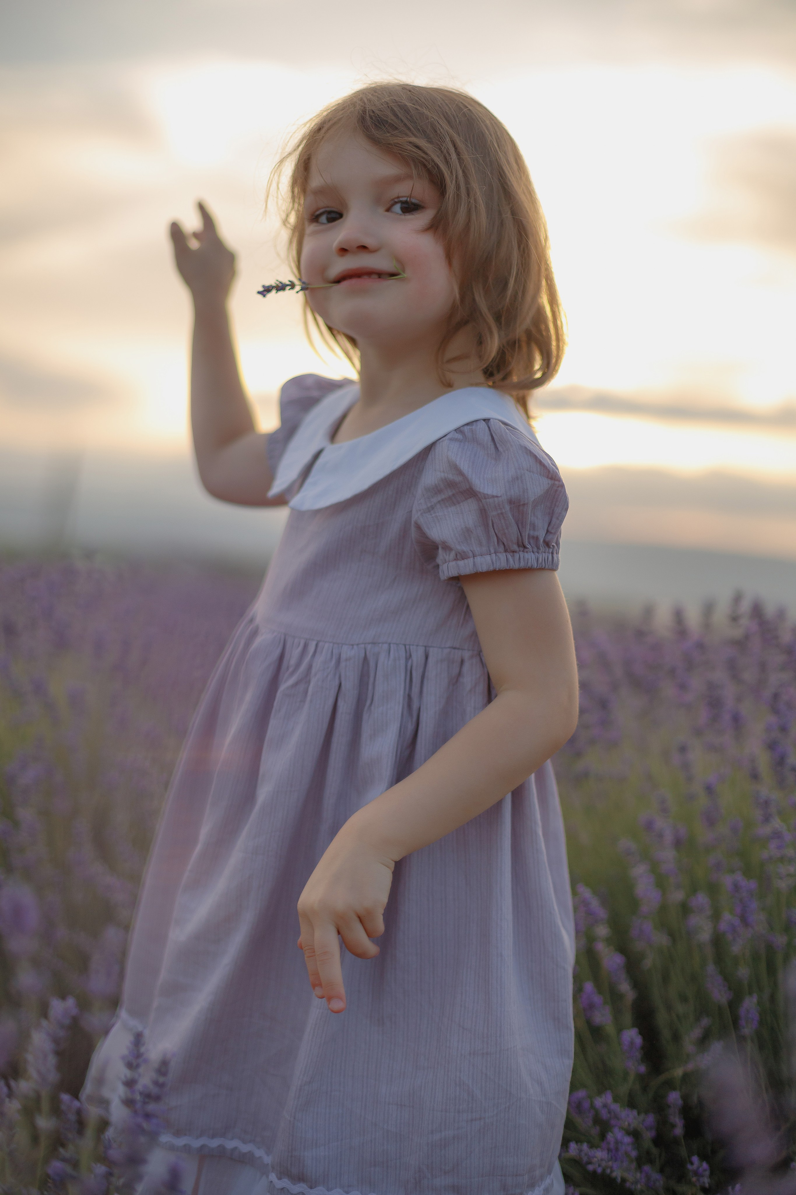 Прогулка на лавандовом поле. Семейный и детский фотограф в Крыму Екатерина Швец