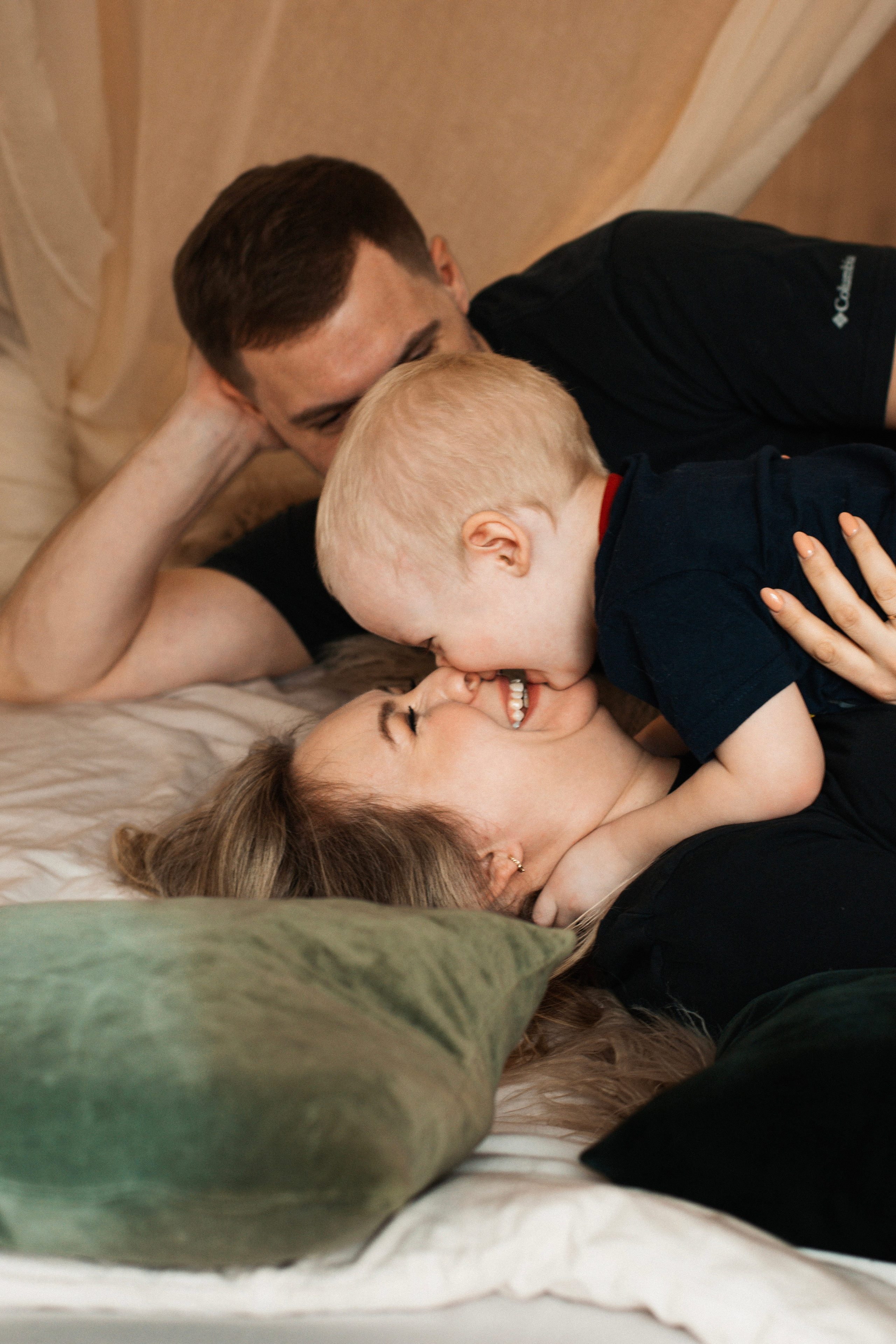 Семейная съемка. Алёна, Вадим и малыш Рома. Фотограф СПб Е.Эванс