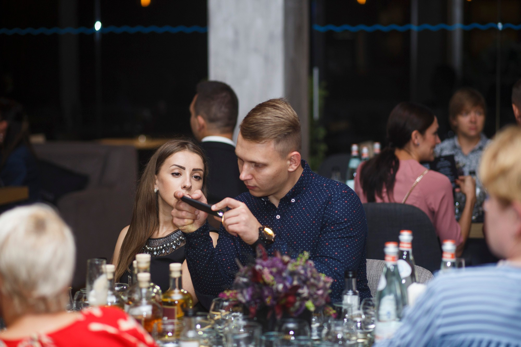 Dinner Chivas. Reportage and staged photographer Natalia Sannikova