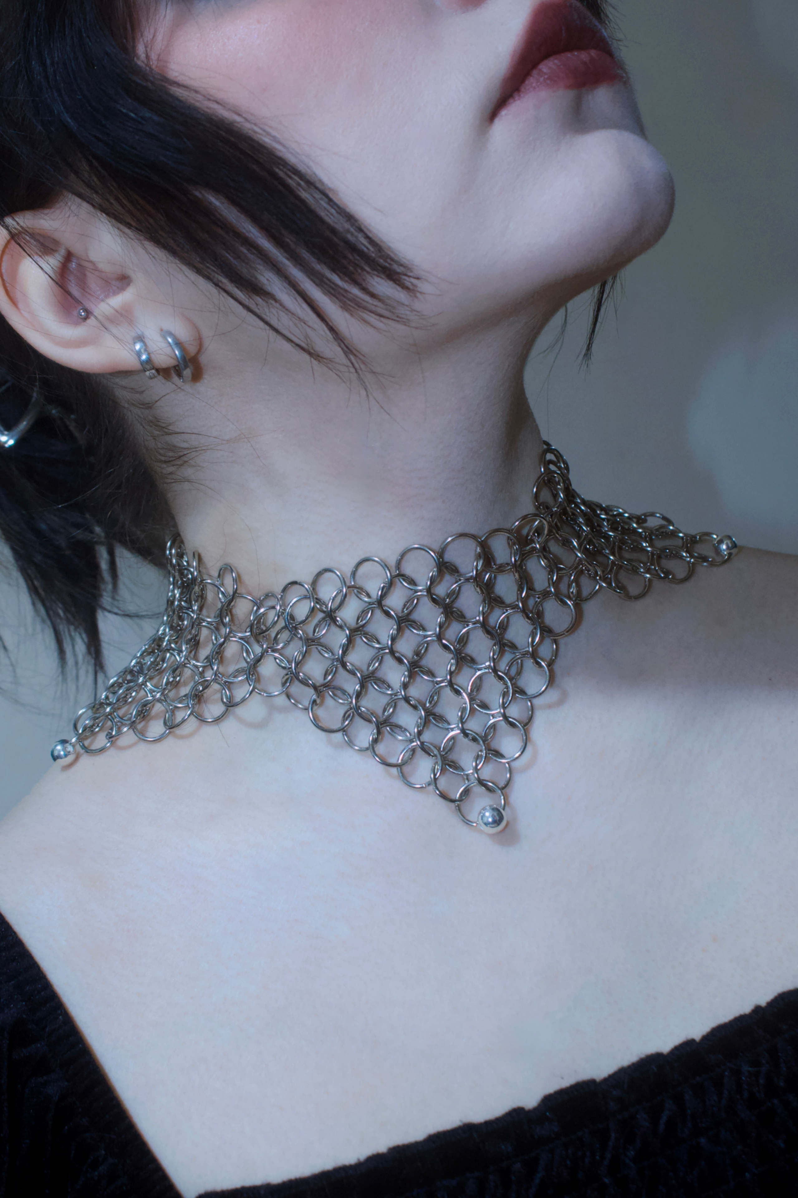 Чокеры из кольчуги. Украшения из кольчуги в Москве Соня Спросонья