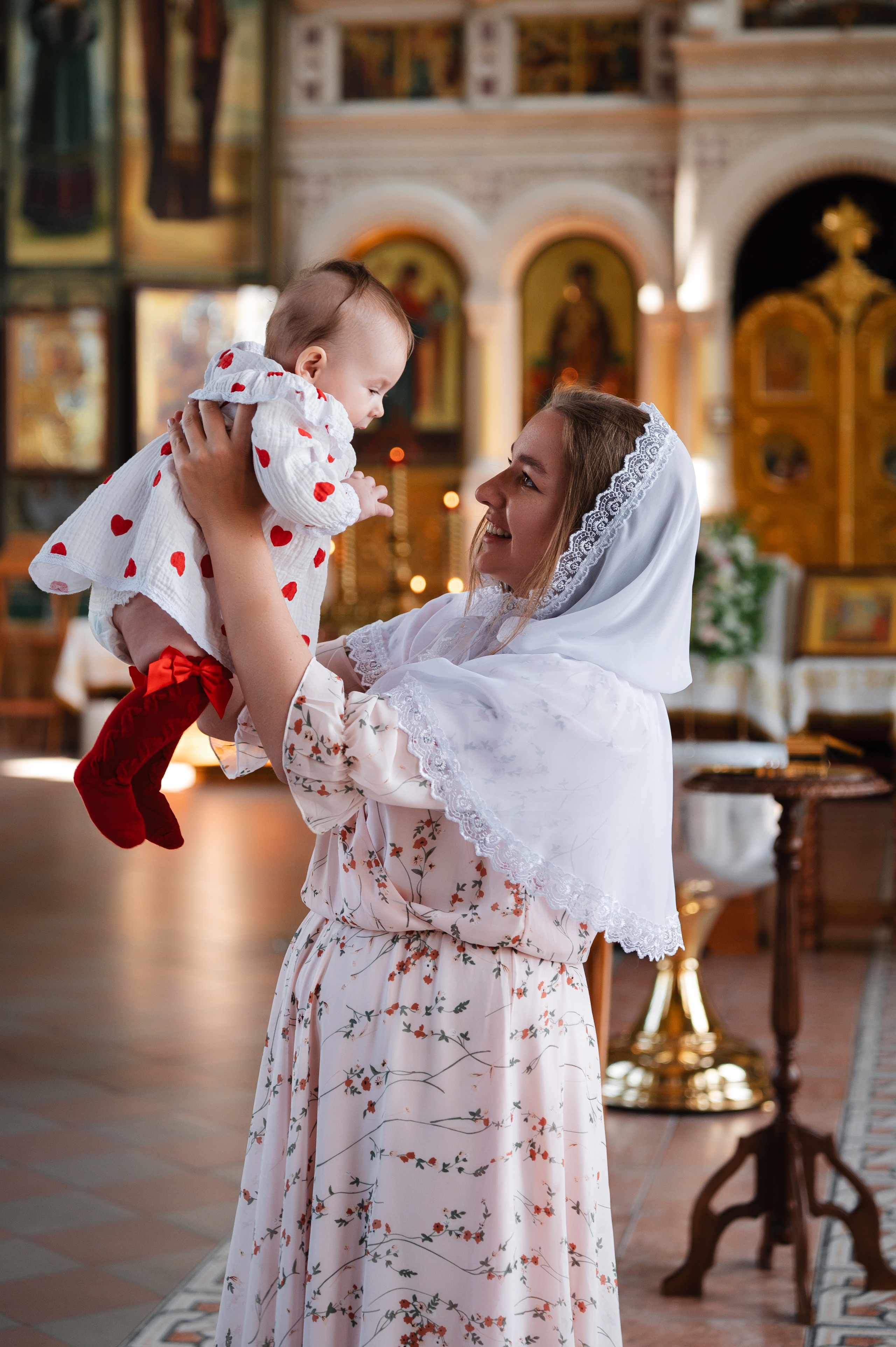 Таинство Крещения Дарьи (Храм Преполовения Пятидесятницы). Фотограф Ярута Оксана / Ростов-на-Дону