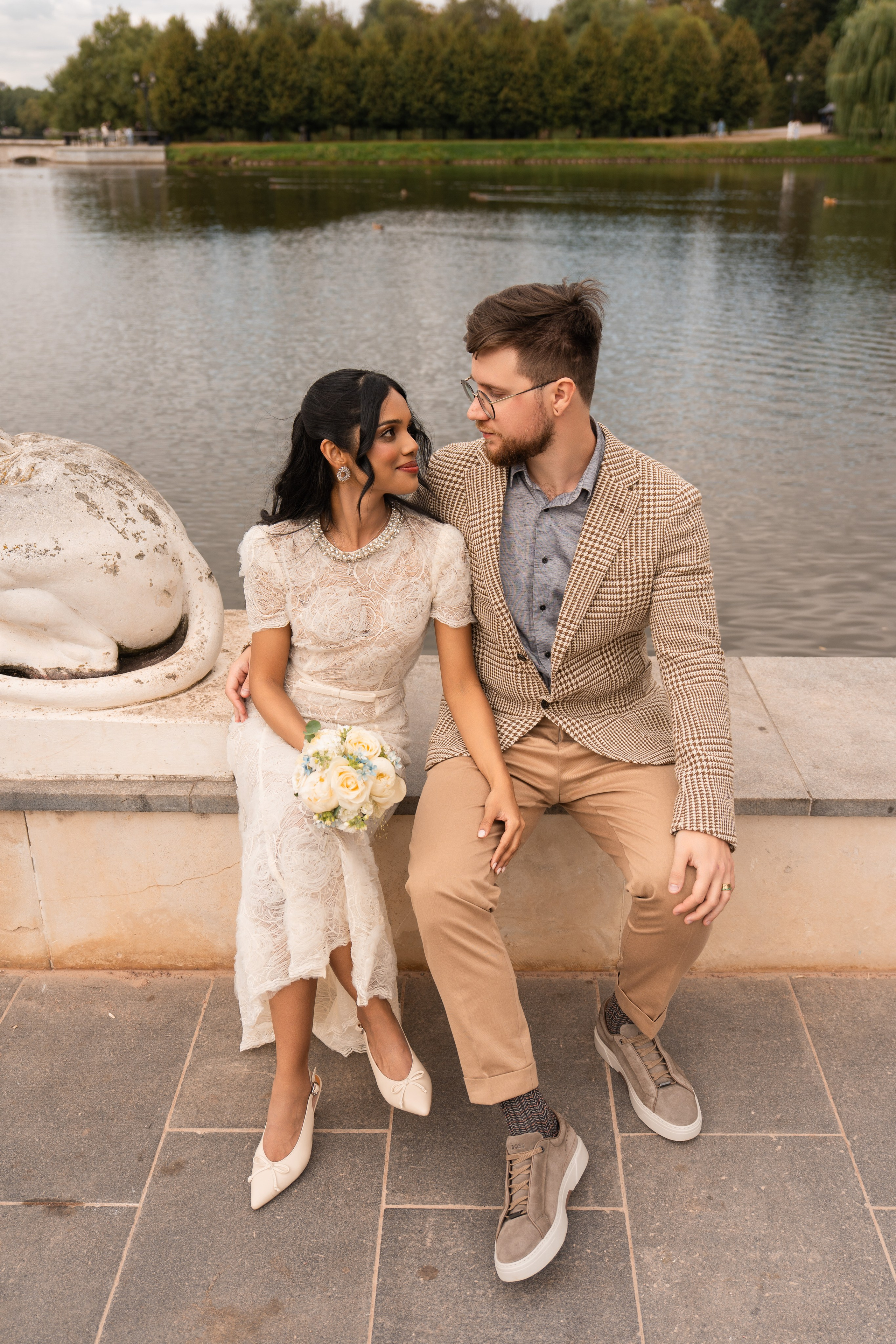 Максим и Харша, Царицыно. Свадебный фотограф в Москве Анна Полушина