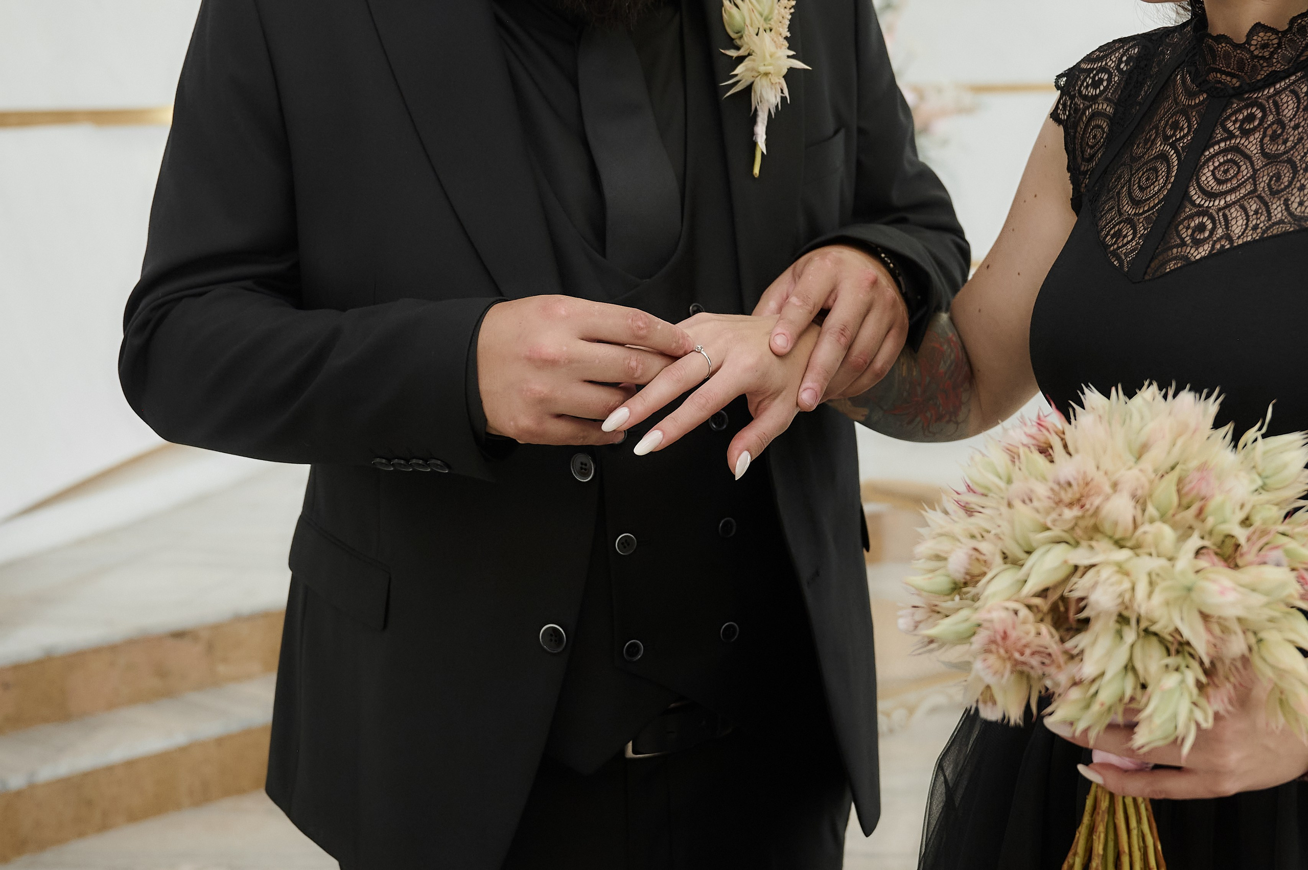 Свадебная фотосессия в Туле в черном. Свадебный фотограф в Туле Никита Беляев