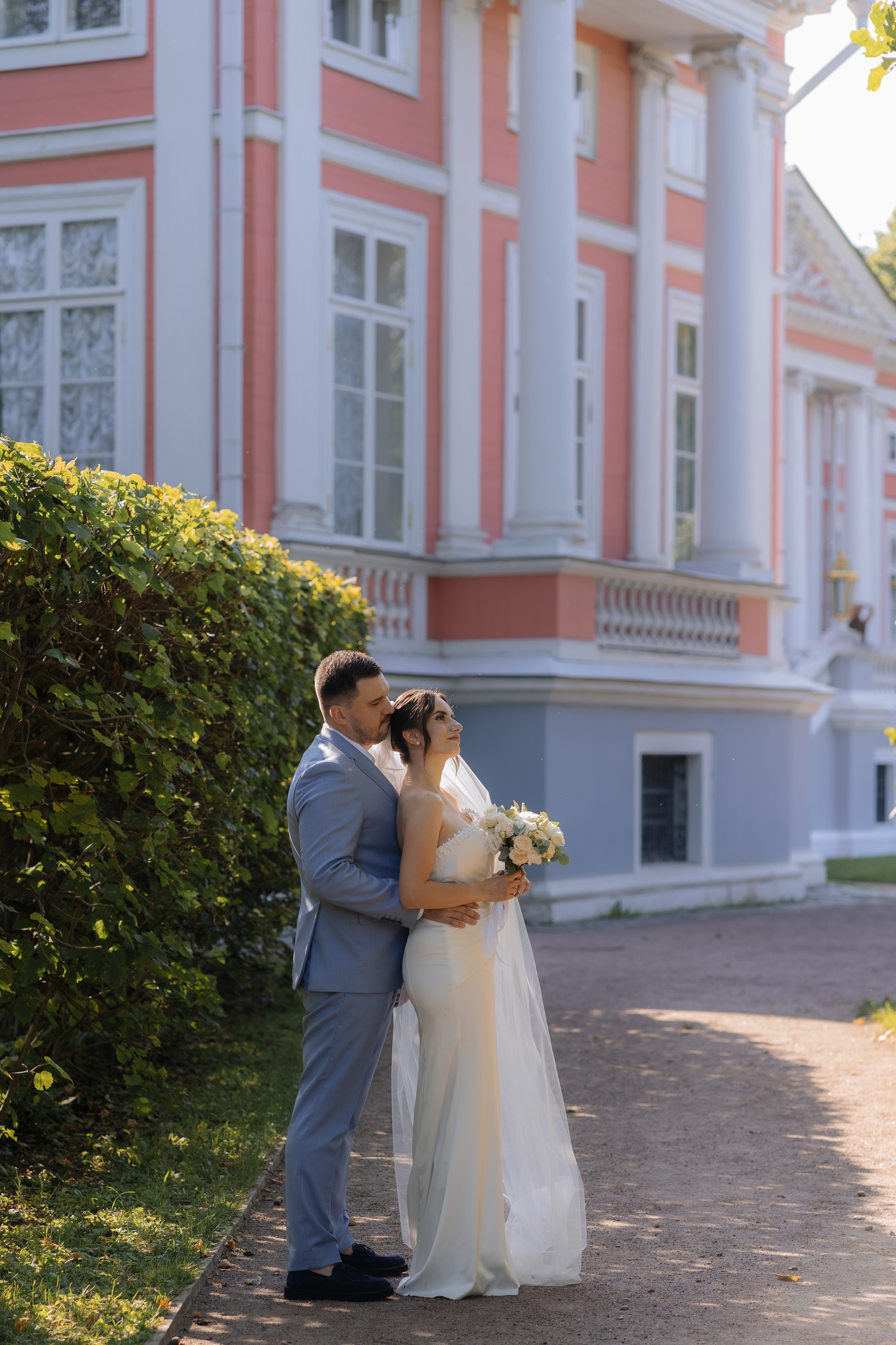 Свадебная фотосессия в Москве, парк Кусково. Свадебный фотограф в Москве Анна Полушина