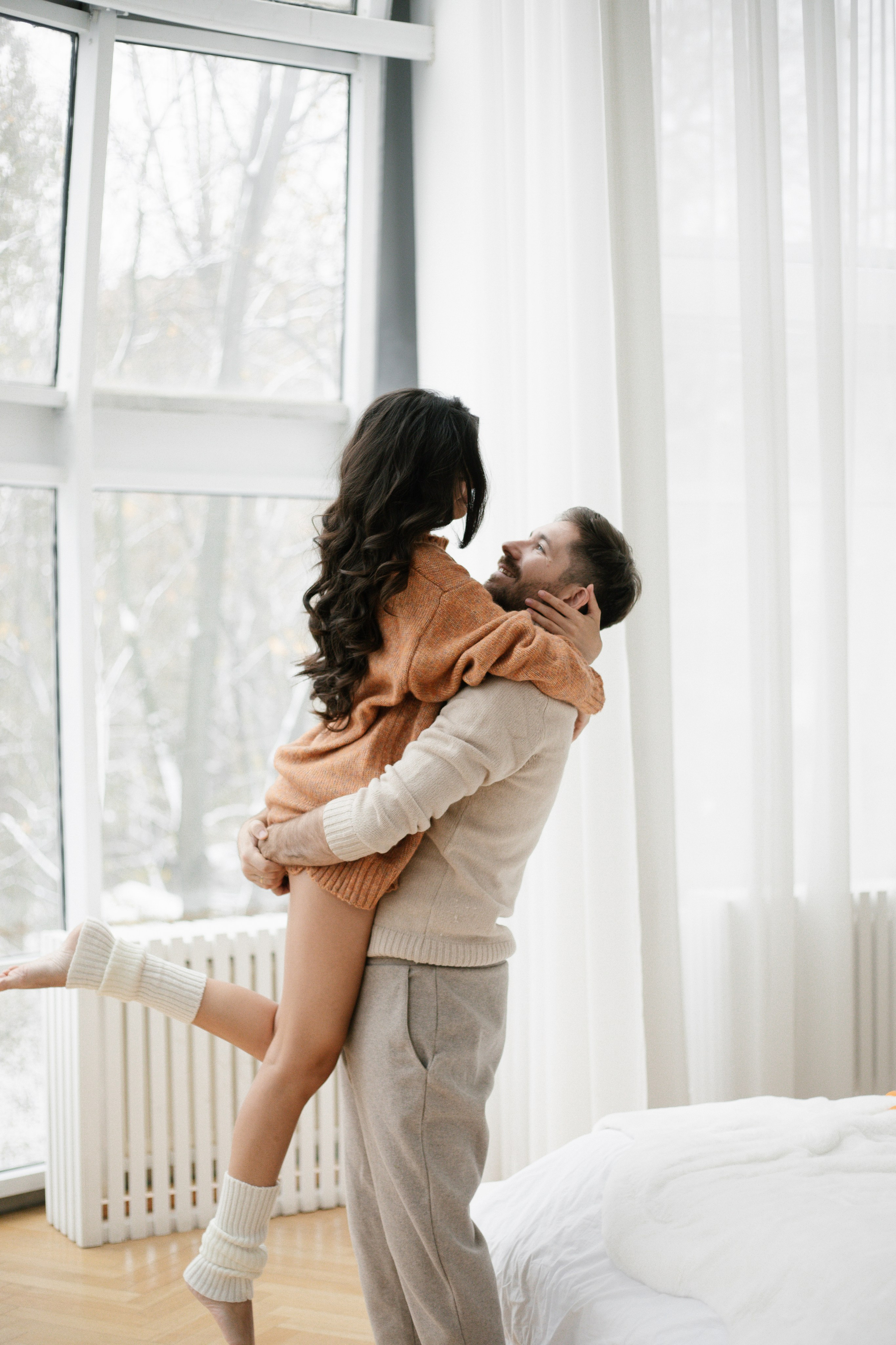 Новогодняя фотосессия для пары. Свадебный и семейный фотограф Анастасия Романова в Москве и Московской области