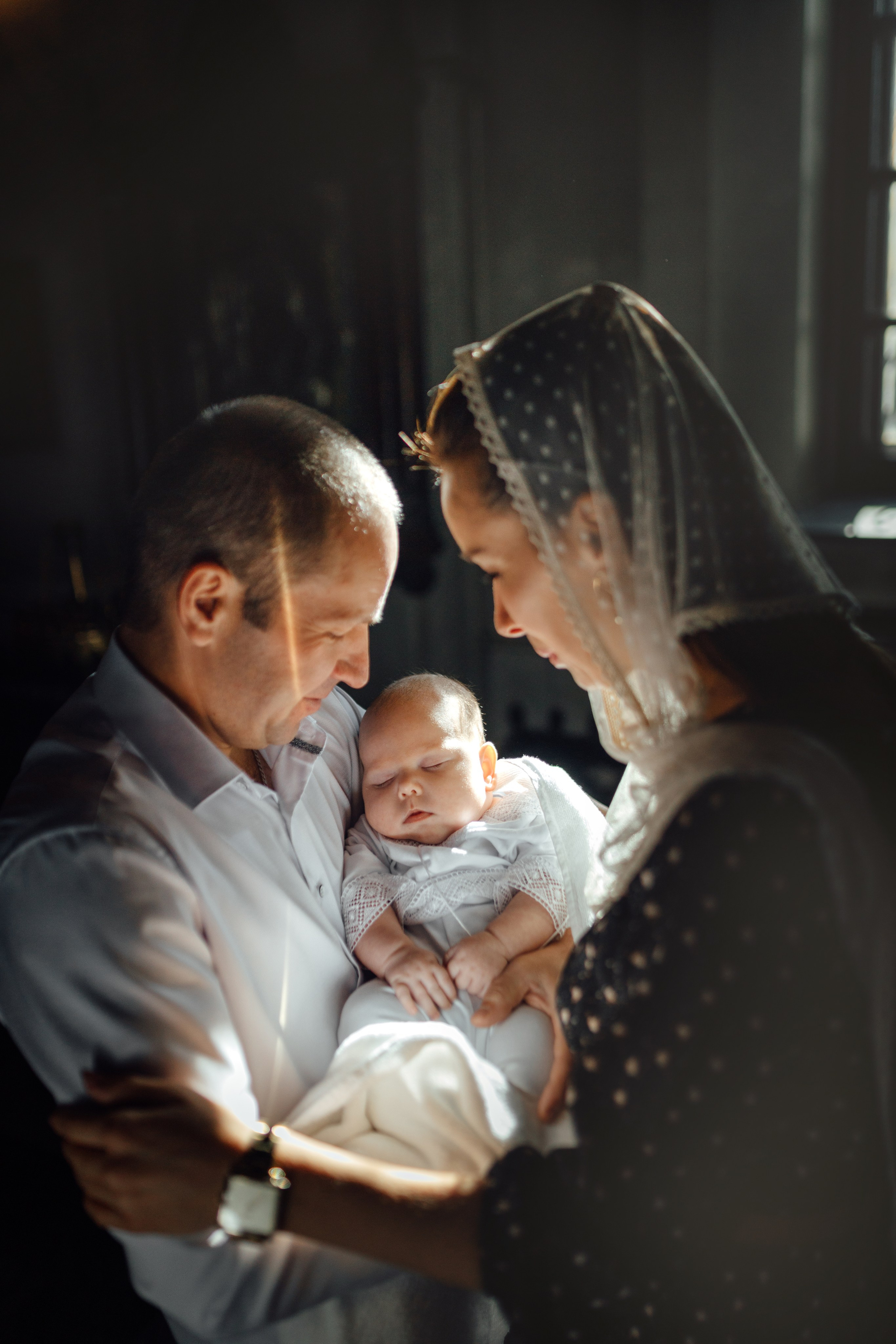 Крещение Тимура храм иконы Всех Скорбящих Радость, октябрь 2024