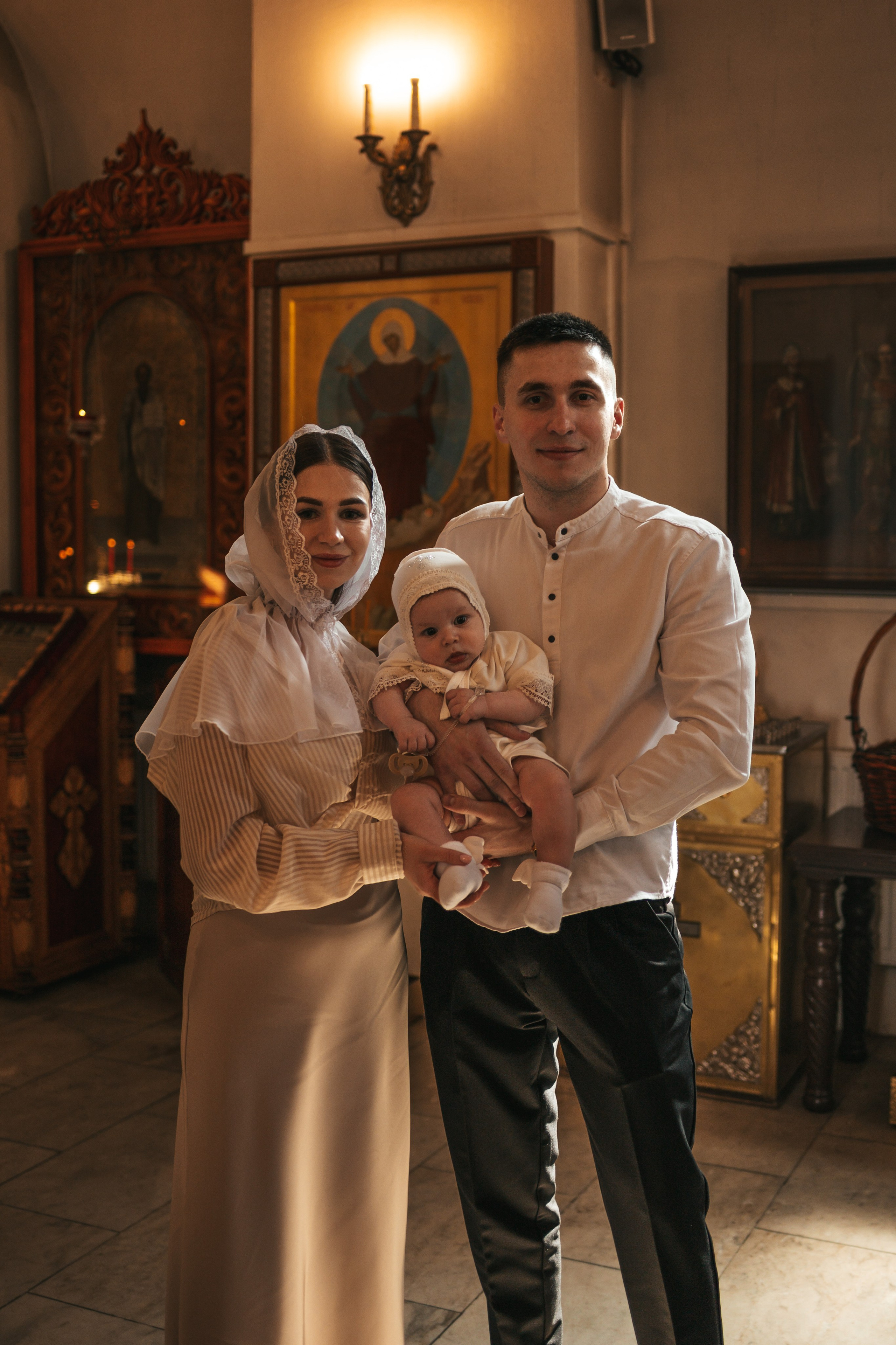 Таинство Крещения (Макар). Фотограф новорождённых Newborn Москва