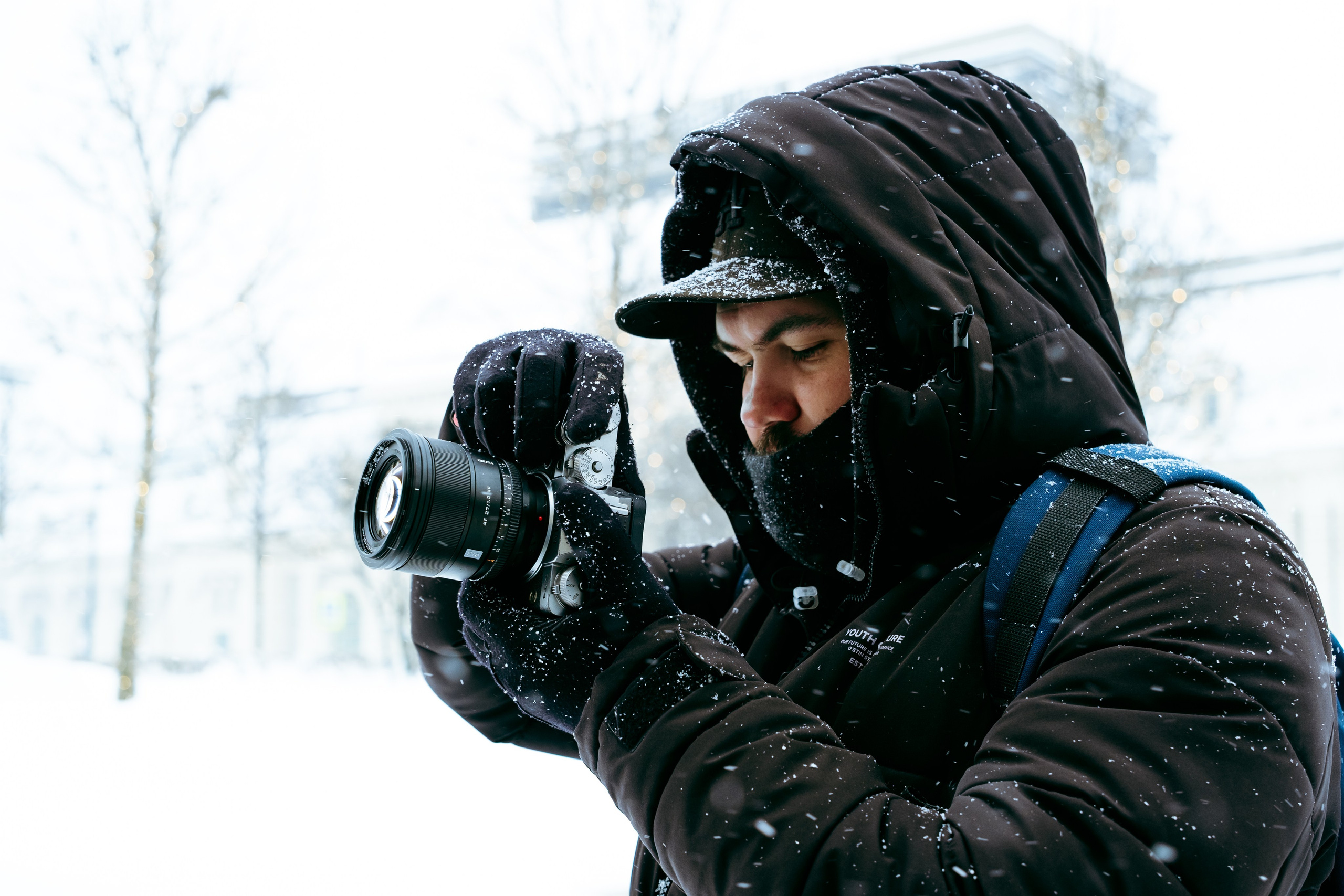 Street: снежная Москва