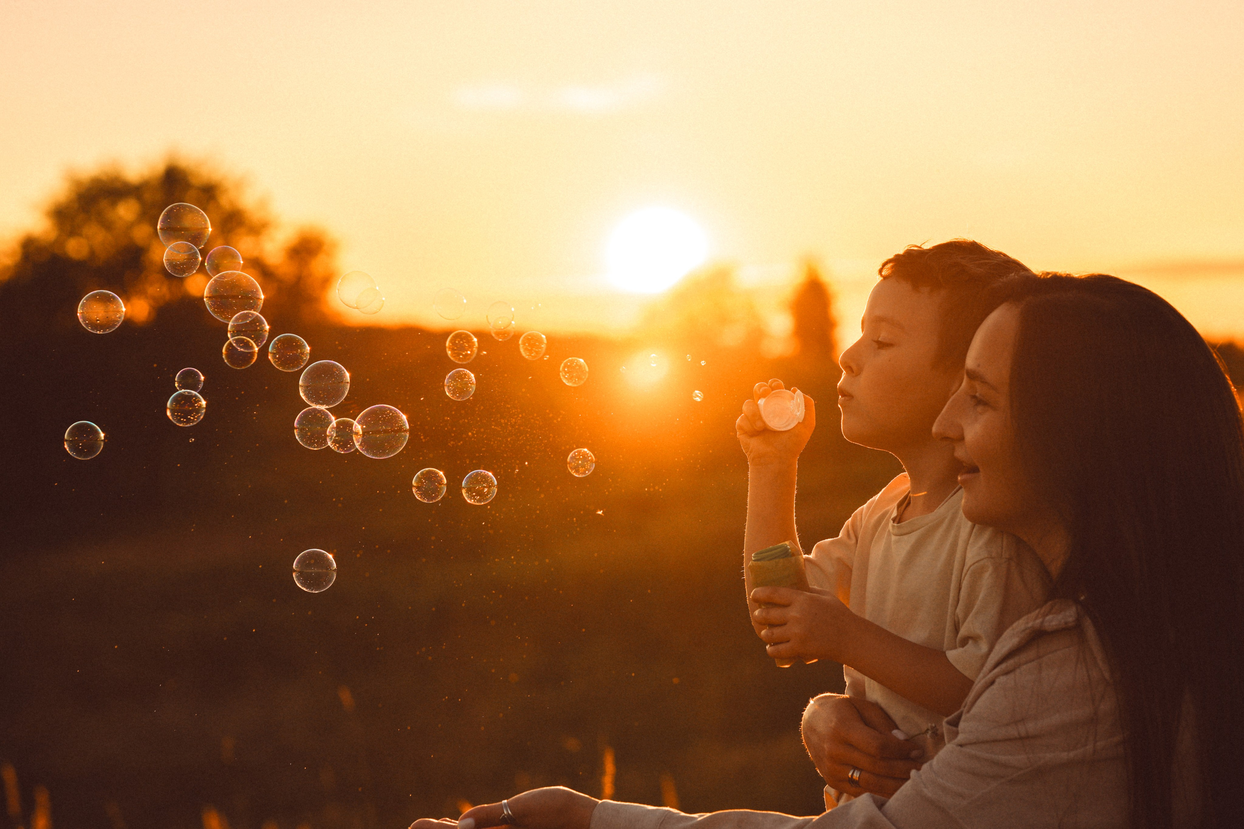 Семья Тони и Саши на закате. Семейный и портретный фотограф в Санкт-Петербурге Татьяна Гримоть