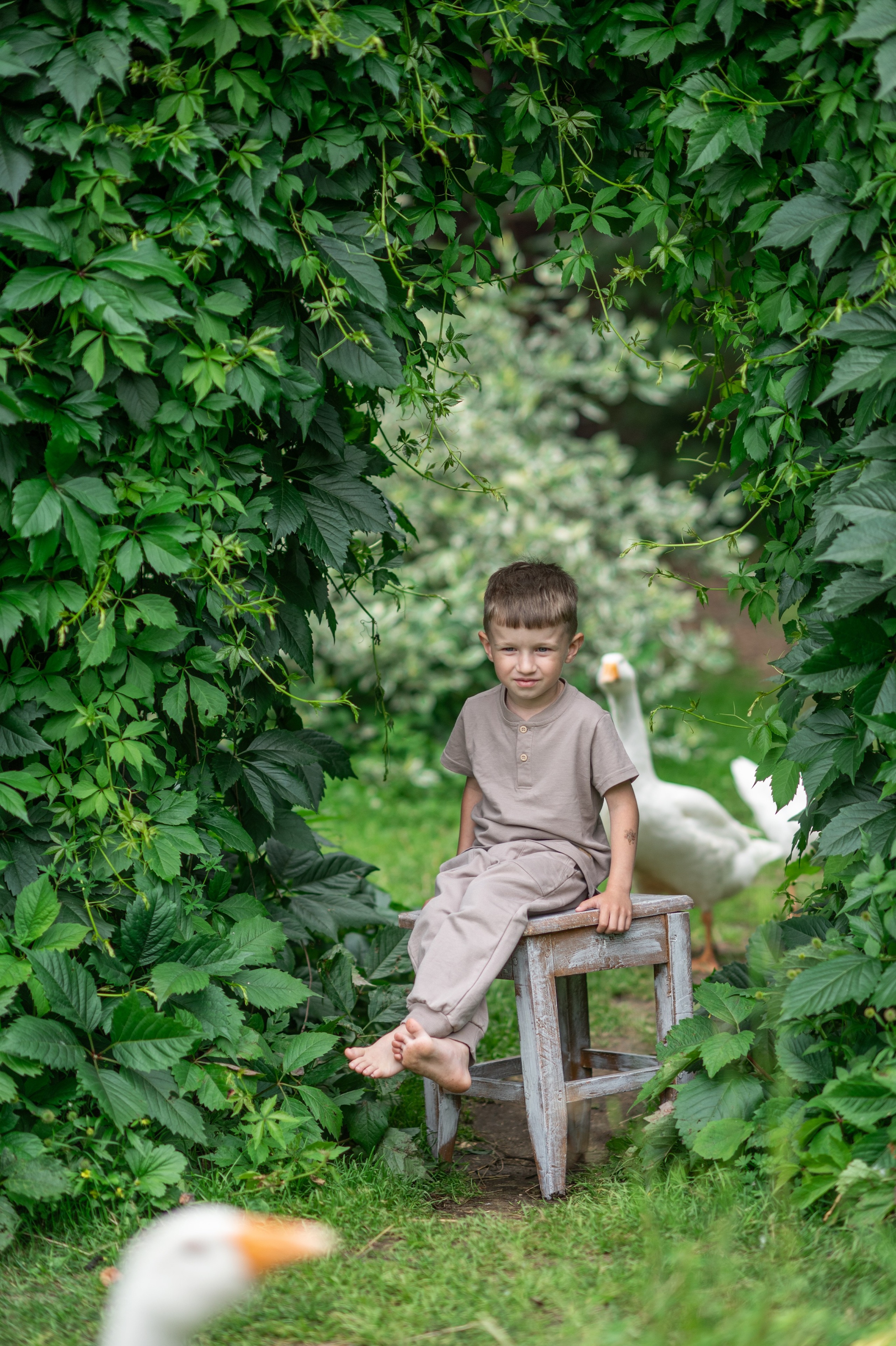В САДУ. Семейный фотограф Екатеринбург Лора Мур