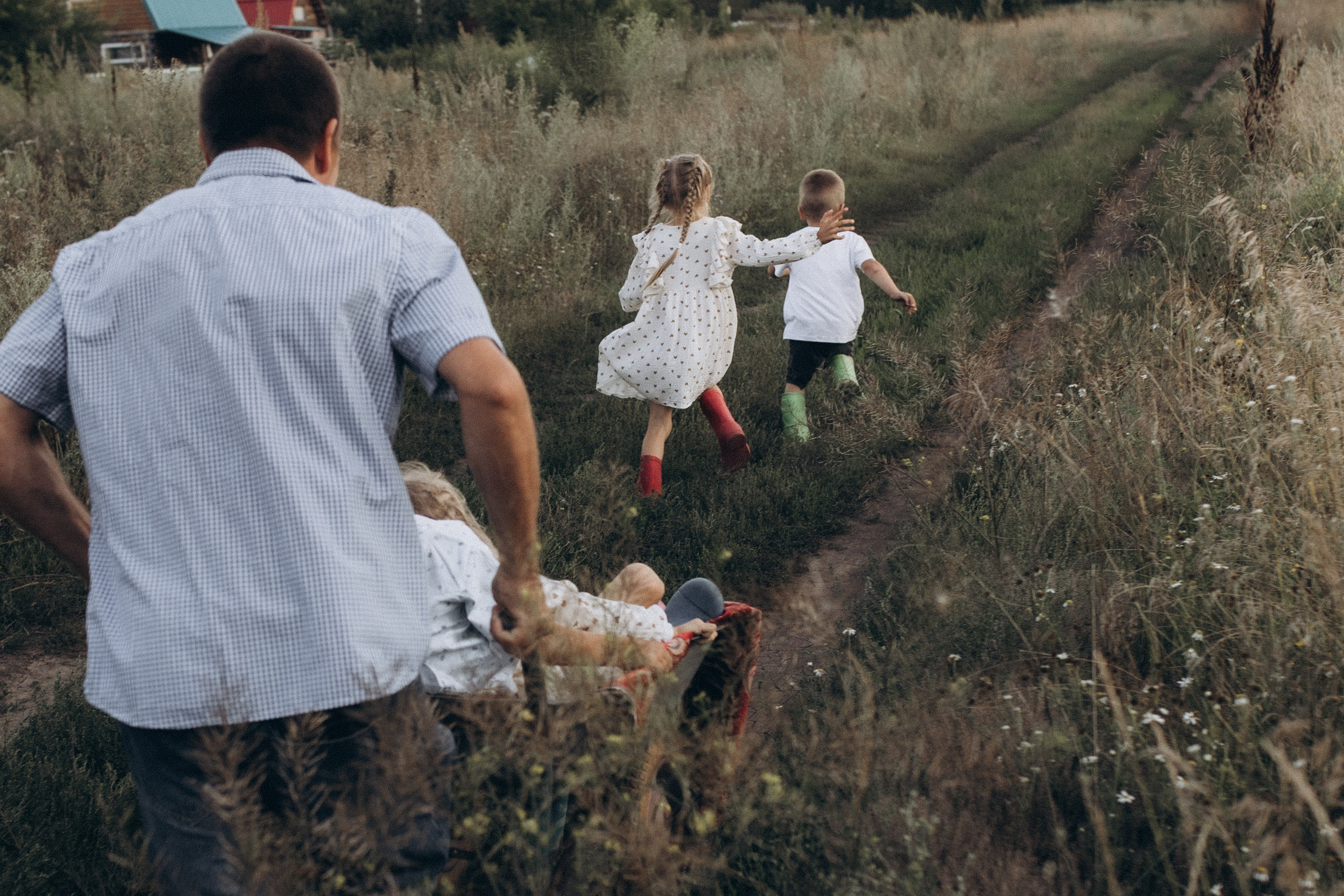 Папа и дети. Семейный фотограф lifestyle в Новосибирске Елена Шпилевая