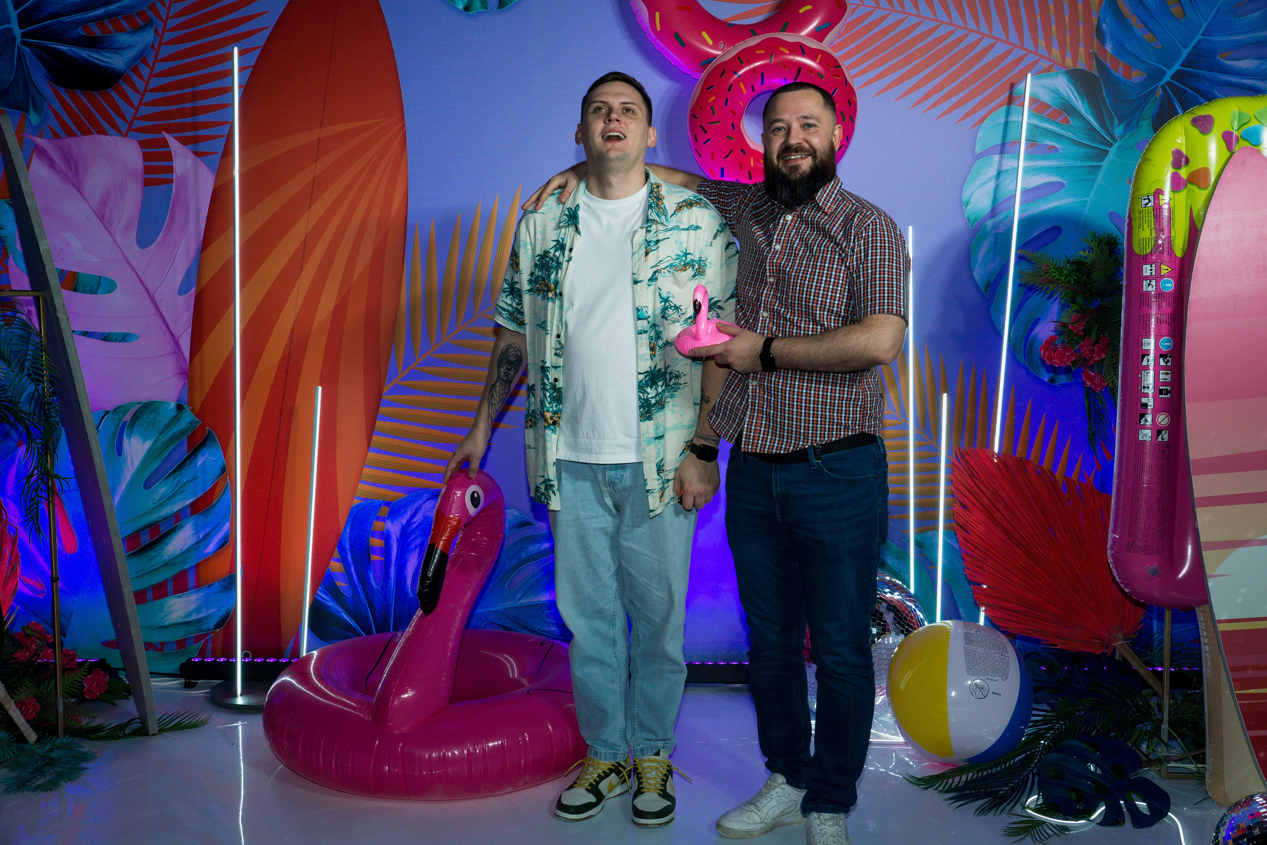 МТС корпоратив Гавайская вечеринка. Фотограф