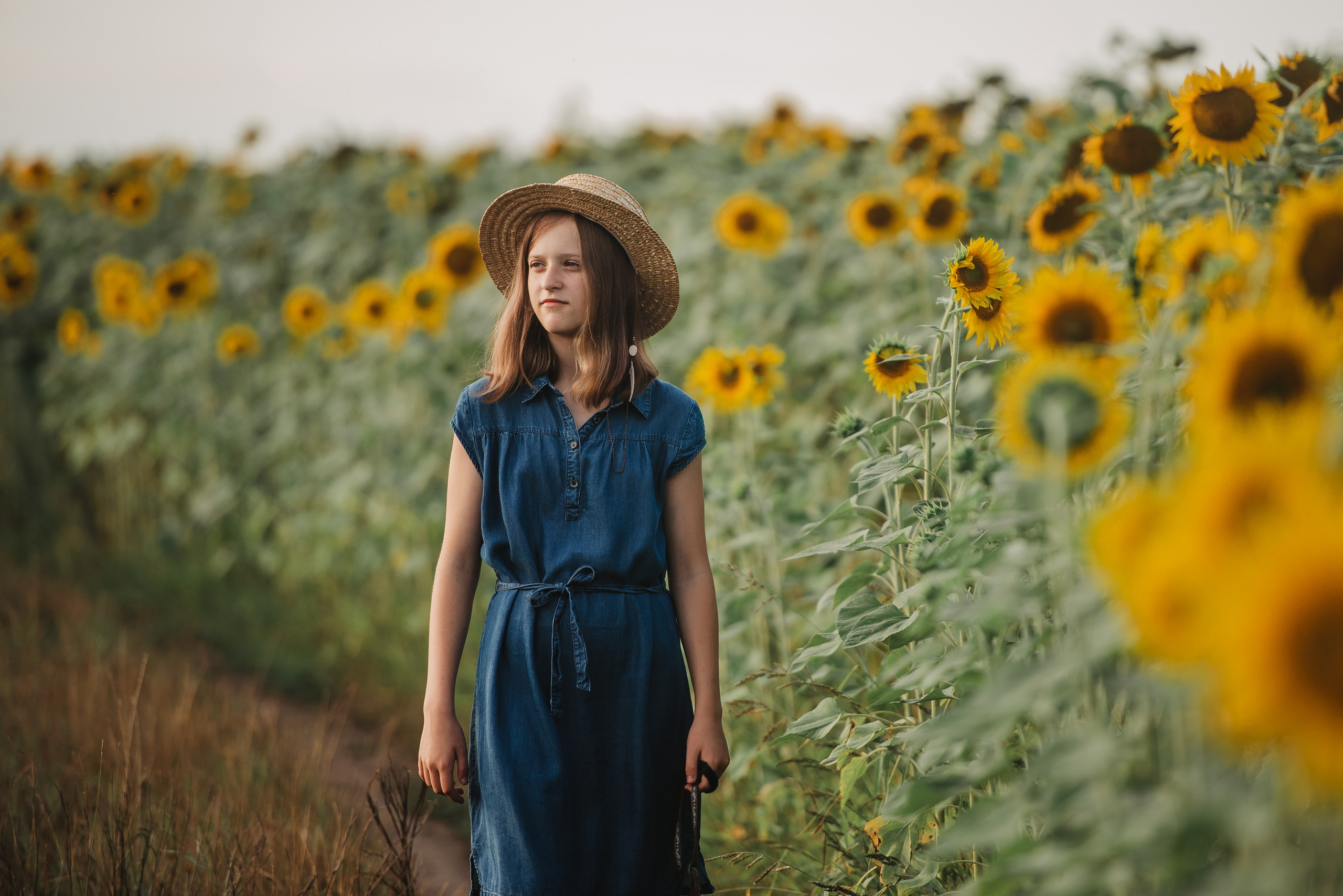 Прогулка в подсолнухах. Семейный Фотограф в Москве Ирина Хохлова