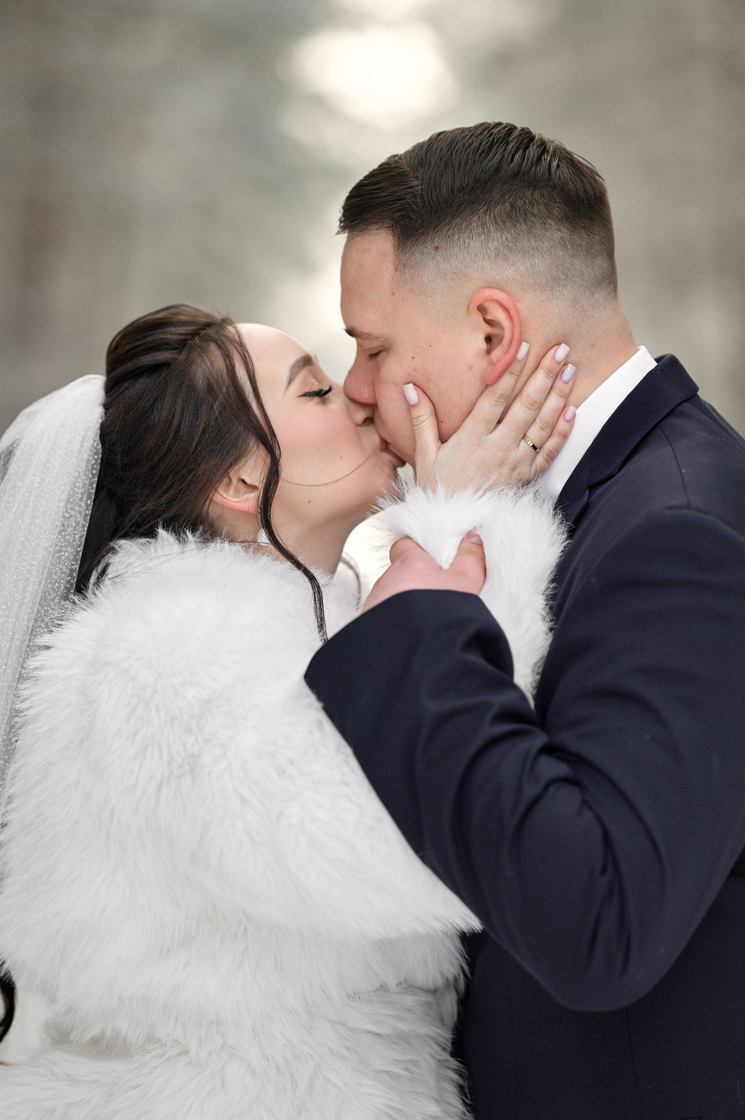 Зимняя свадебная фотосессия для Кристины и Павла